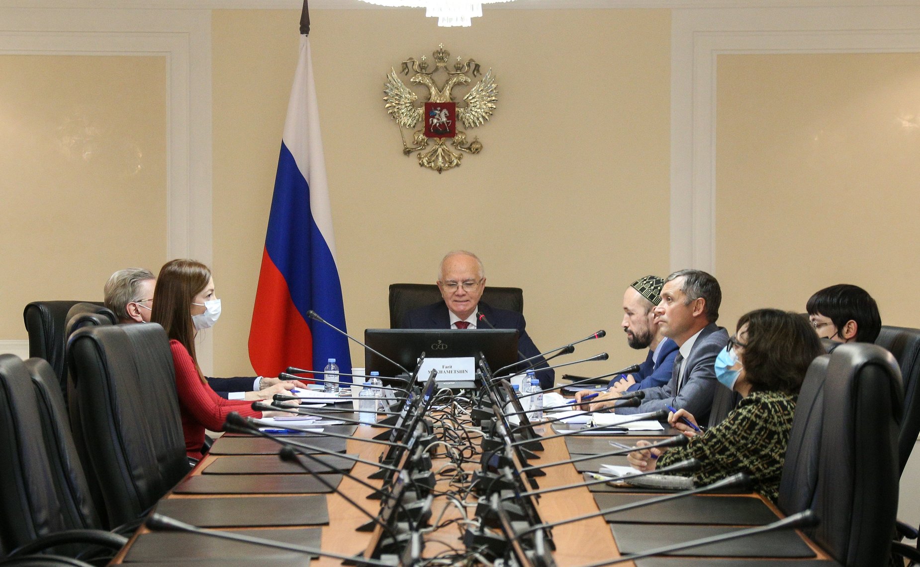 Встреча заместителя председателя Комитета СФ по международным делам Фарита Мухаметшина с делегацией Королевства Саудовской Аравии во главе с Заместителем Министра иностранных дел Королевства