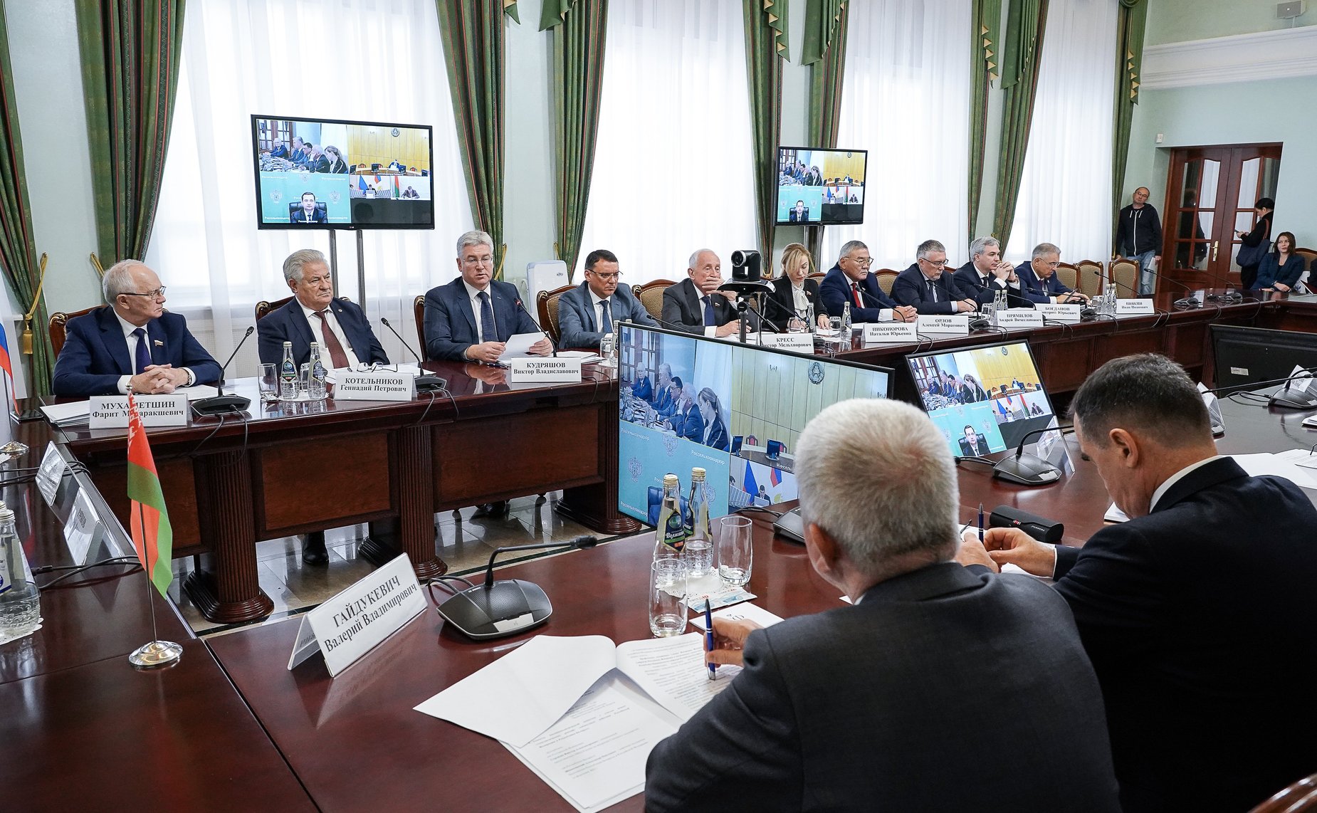 Совместное заседание Комитета СФ по международным делам и Постоянной комиссии Совета Республики Национального собрания Республики Беларусь по международным делам и национальной безопасности