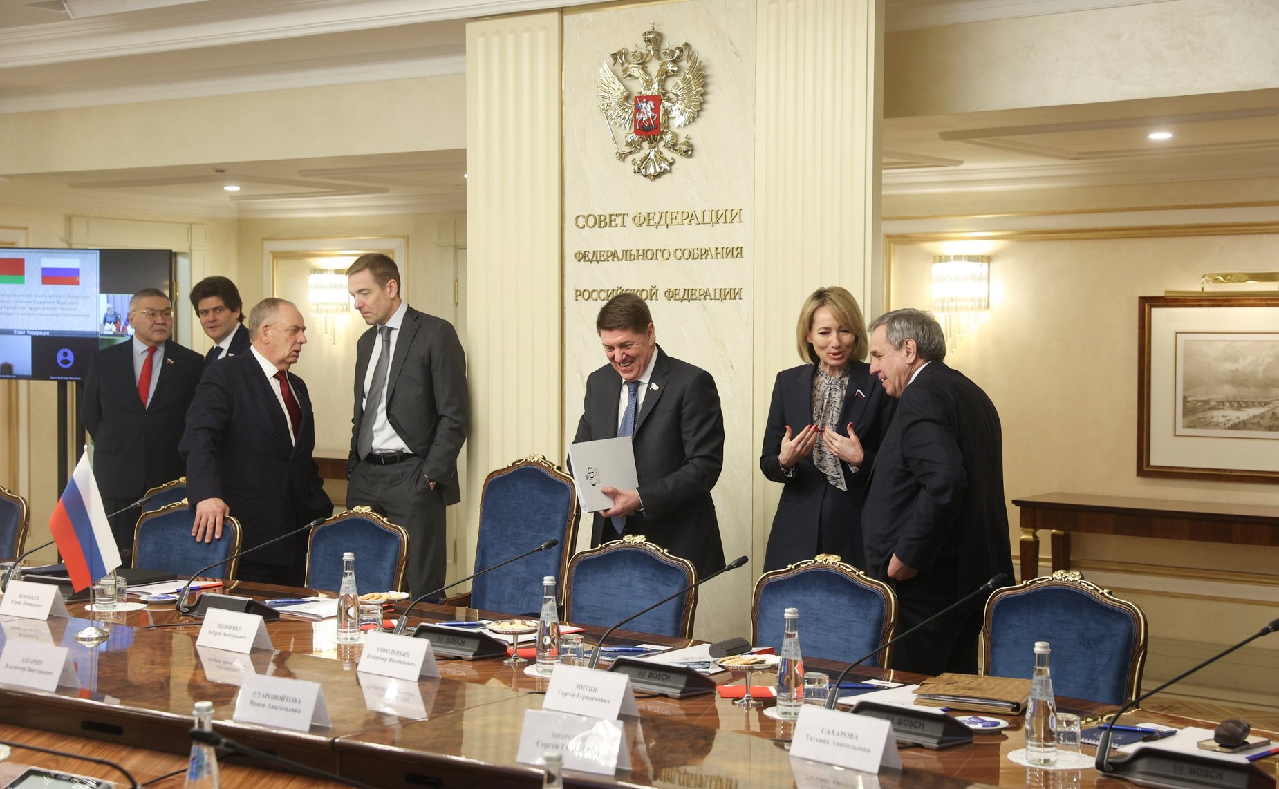 Заседание Межпарламентской комиссии СФ и Совета Республики Национального собрания Республики Беларусь по межрегиональному сотрудничеству