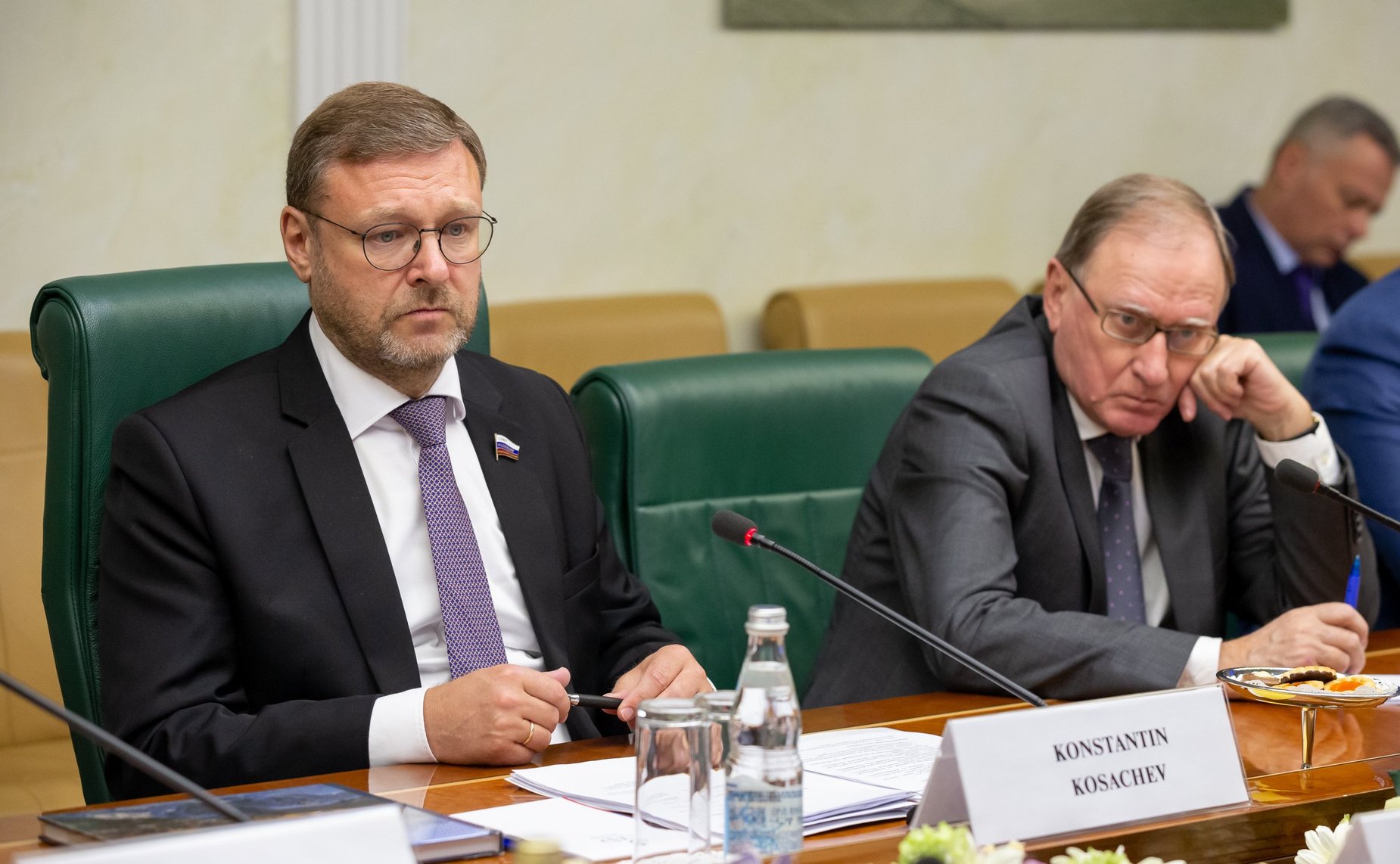 Встреча Константина Косачева с Чрезвычайным и Полномочным Послом Исламской Республики Иран в РФ Казем Джалали