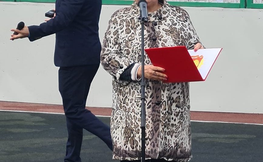 Оксана Хлякина приняла участие в торжественном мероприятии, посвященном 12-летию Управления противопожарной спасательной службы региона