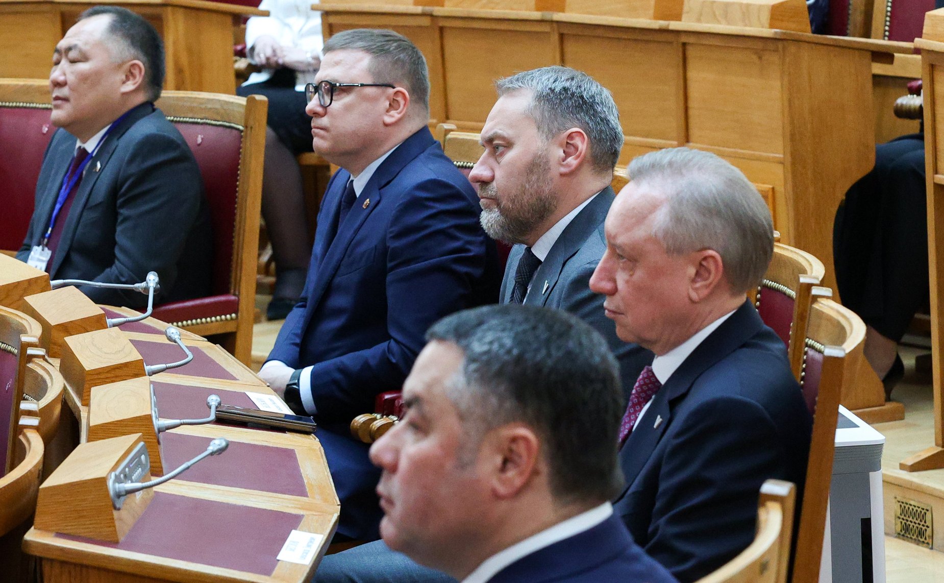 Президент Российской Федерации Владимир Путин встретился с членами Совета законодателей РФ при Федеральном Собрании