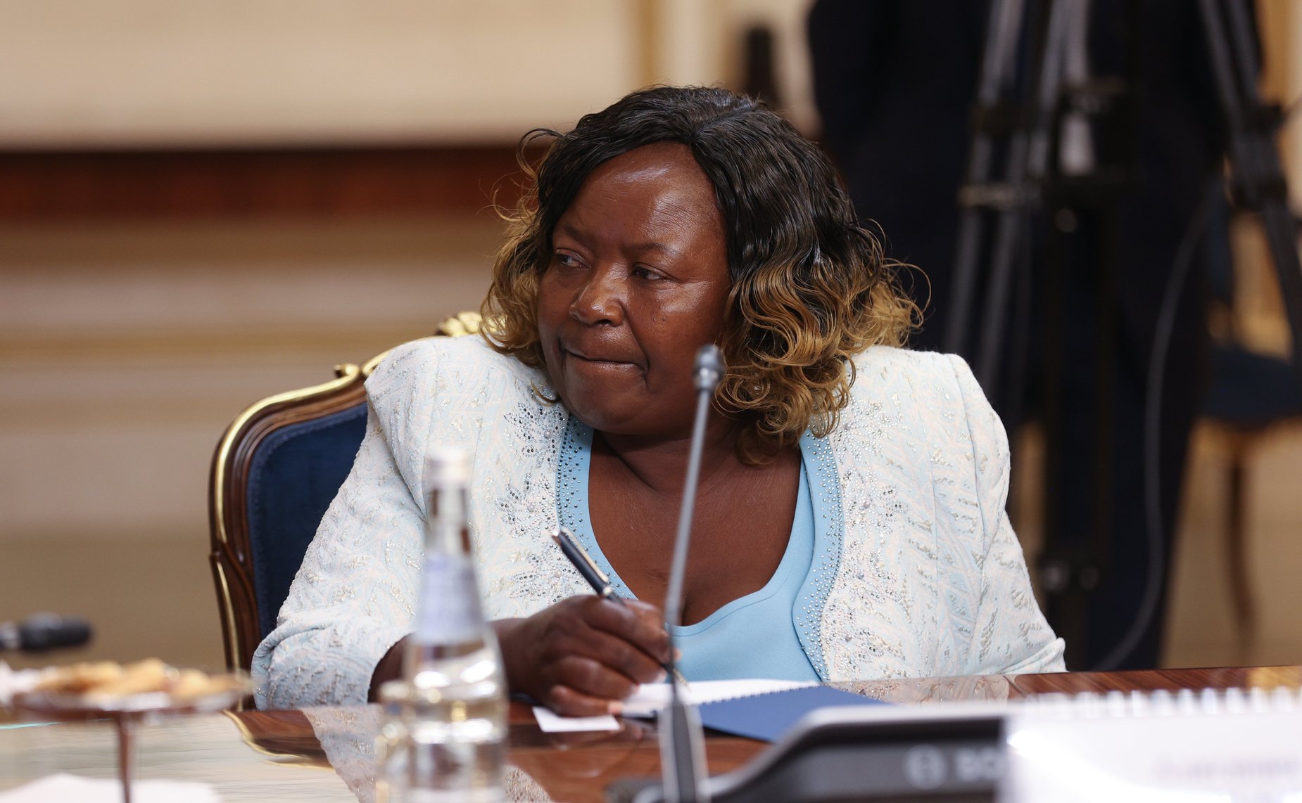 Встреча Председателя Совета Федерации Валентины Матвиенко с Председателем Национального собрания Парламента Республики Зимбабве Джейкобом Мудендой