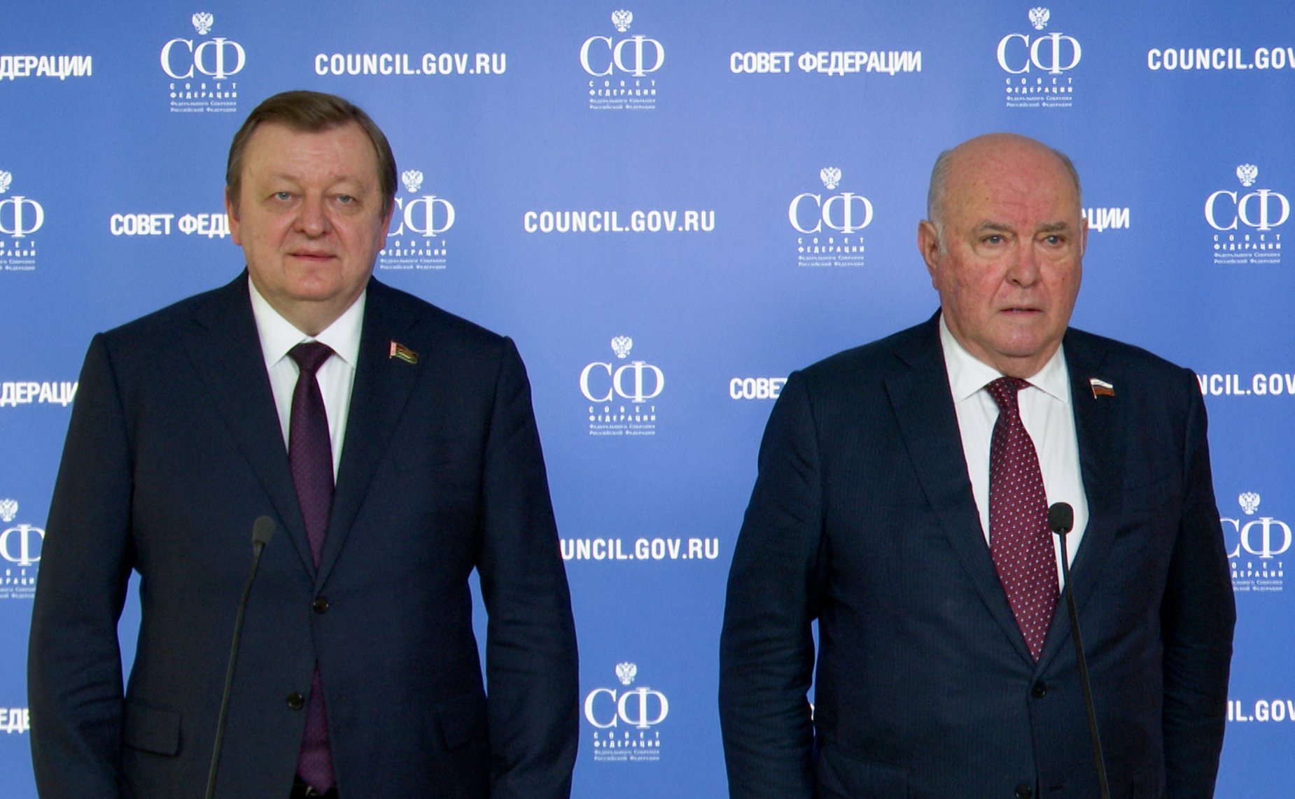 Пресс-подход Григория Карасина и Сергея Алейника