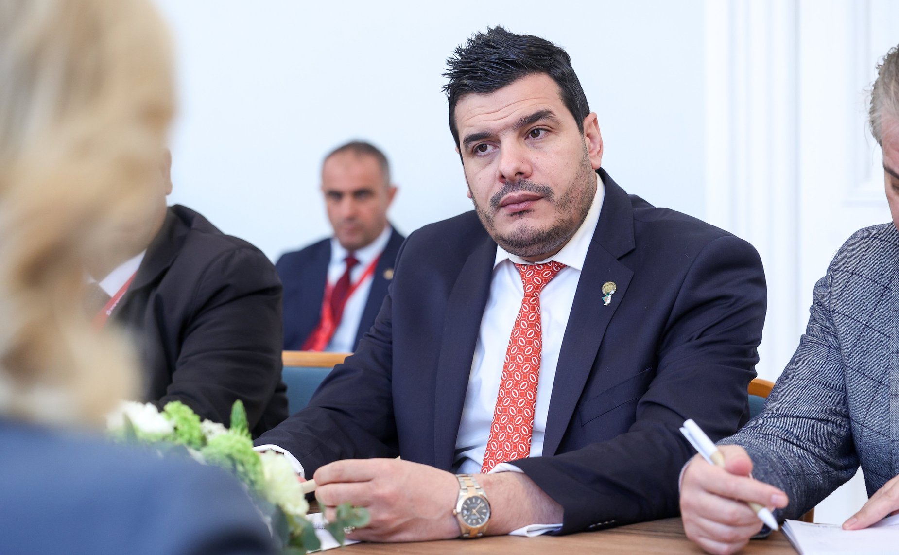 Встреча заместителя Председателя СФ Константина Косачева с заместителем Председателя Национального Народного Собрания Алжирской Народной Демократической Республики. XI Невский международный экологический конгресс