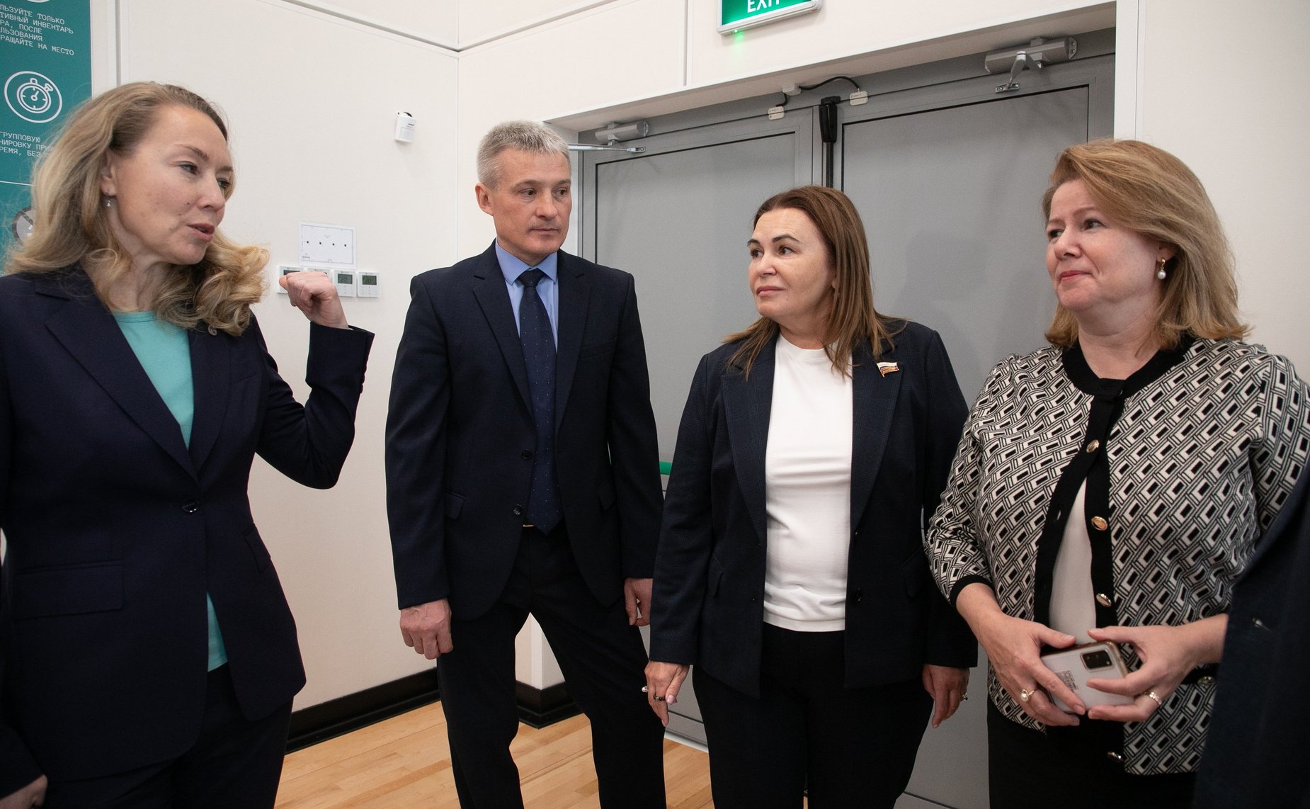 Сенаторы посетили Центр физкультурной и спортивной работы «Олимпия» Тюменского муниципального района