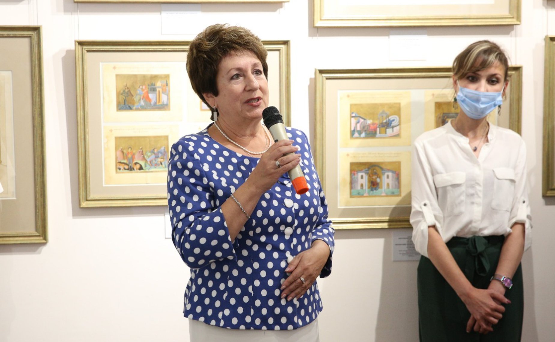 Екатерина Алтабаева приняла участие в открытии выставки «Византийские древности графов Уваровых»