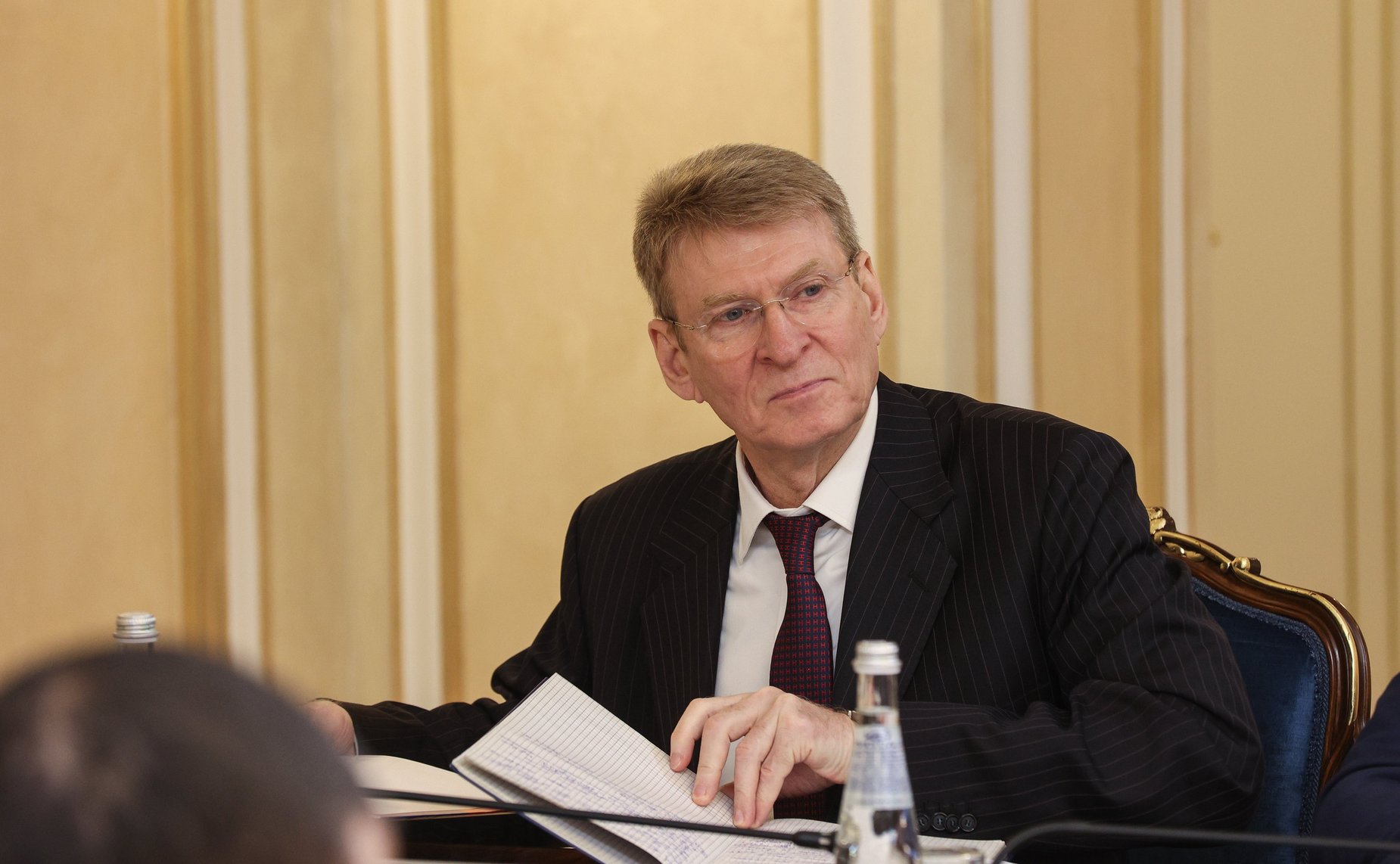 Встреча Председателя Совета Федерации Валентины Матвиенко с Председателем Высшего государственного совета Ливии Мухаммедом Такалой