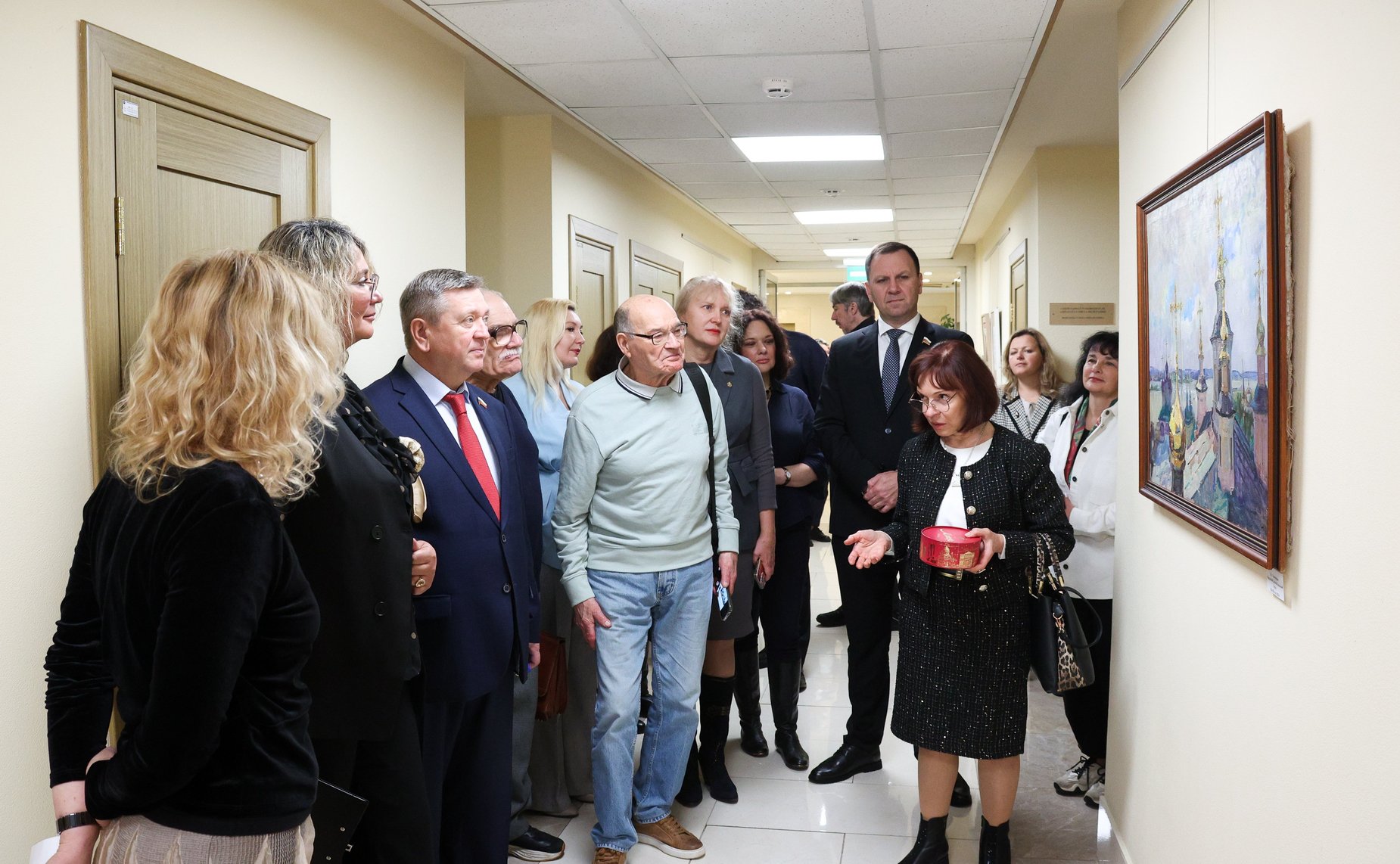Открытие выставки работ Московского союза художников «Победа за нами»