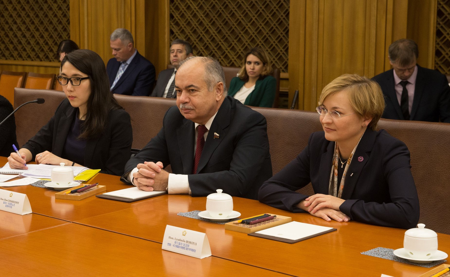 Встреча Председателя Совета Федерации В. Матвиенко с Председателем Национального собрания Республики Корея Мун Хи Саном