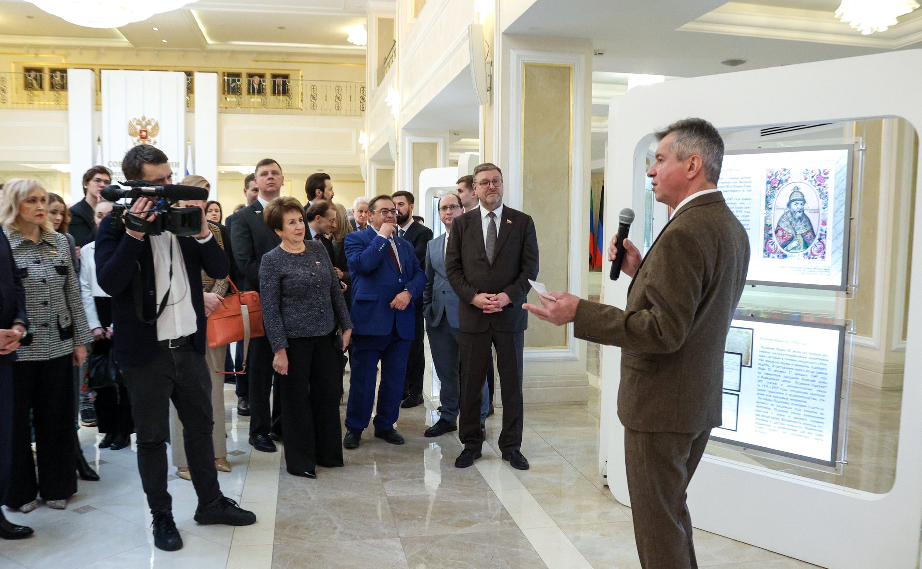 Церемония открытия выставки «От Вече до Правительствующего сената: предыстория российского парламентаризма»