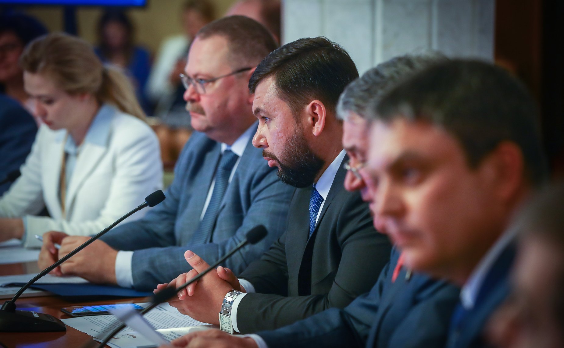 Пленарное заседание конференции «Сотрудничество регионов России и Донбасса. Перспективы развития»