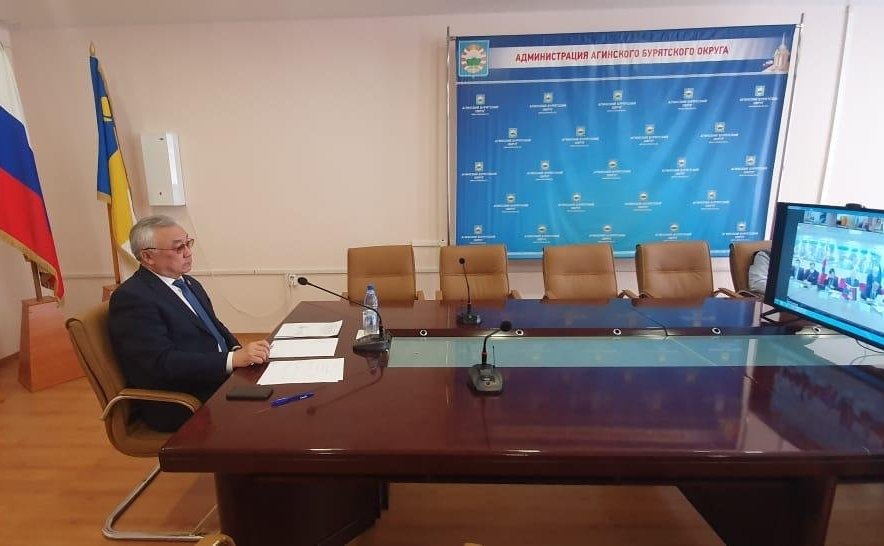 Баир Жамсуев принял участие в первой онлайн-встрече «Вместе 100 лет», иниицированной Россотрудничеством и Союзом монгольских обществ Дружбы