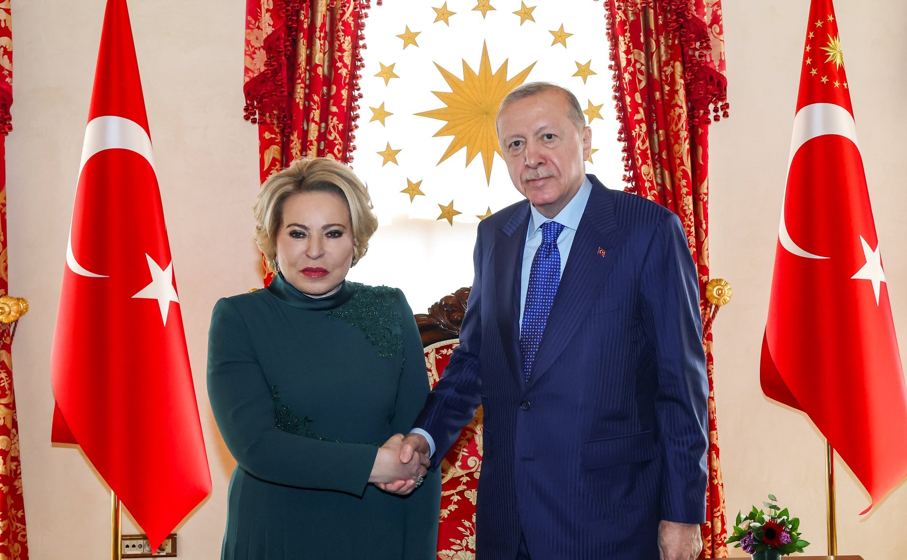 Встреча Председателя Совета Федерации с Президентом Турецкой Республики