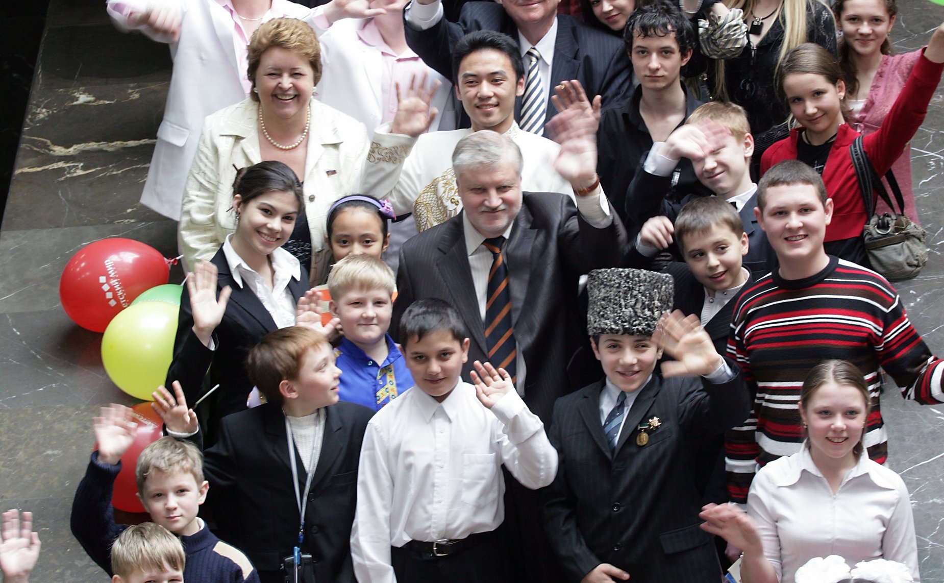 Чествование в Совете Федерации победителей творческих конкурсов, 2005