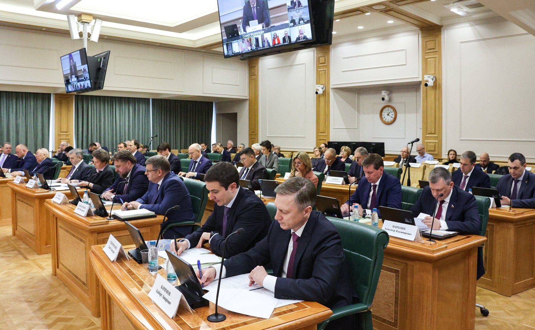 Заседание Совета по вопросам агропромышленного комплекса и природопользования при Совете Федерации