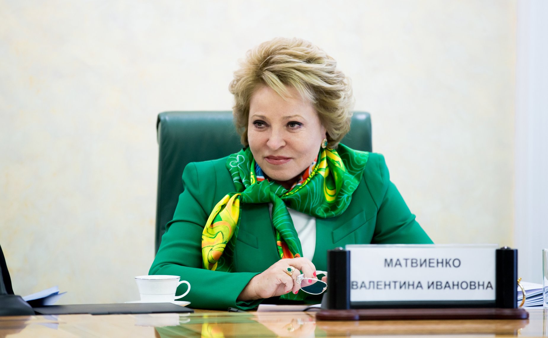 Парламентские слушания на тему «Об общенациональной стратегии развития воспитания в Российской Федерации» А. Матвиенко