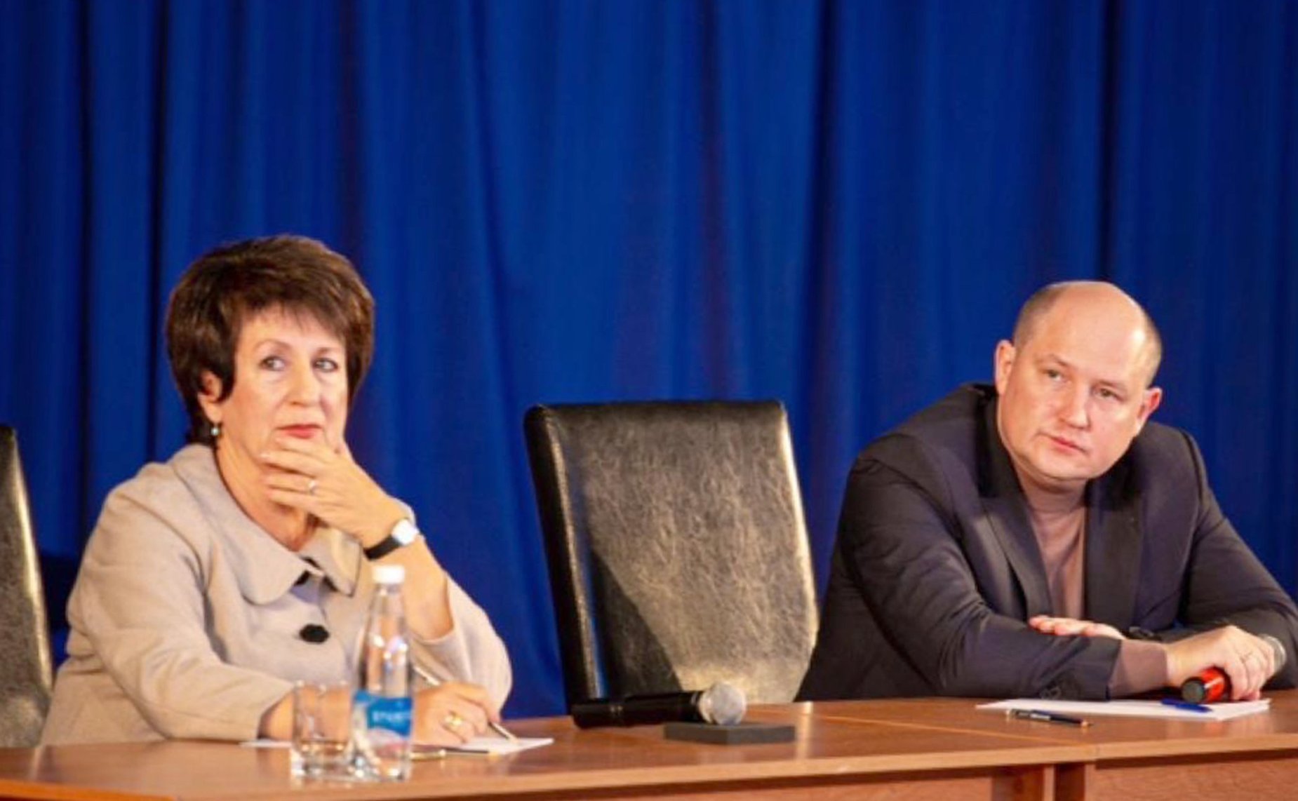 Встреча Екатерины Алтабаевой и временно исполняющего обязанности губернатора Севастополя Михаила Развожаева с жителями Гагаринского района