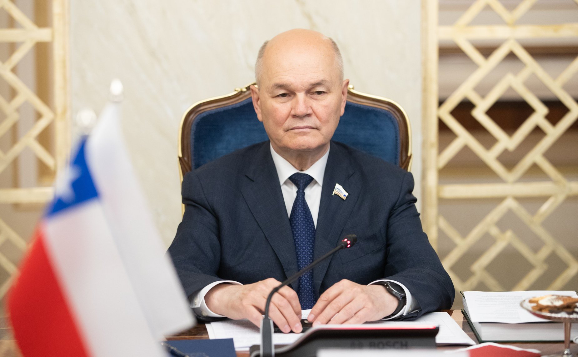 Встреча М. Щетинина с послом Чили