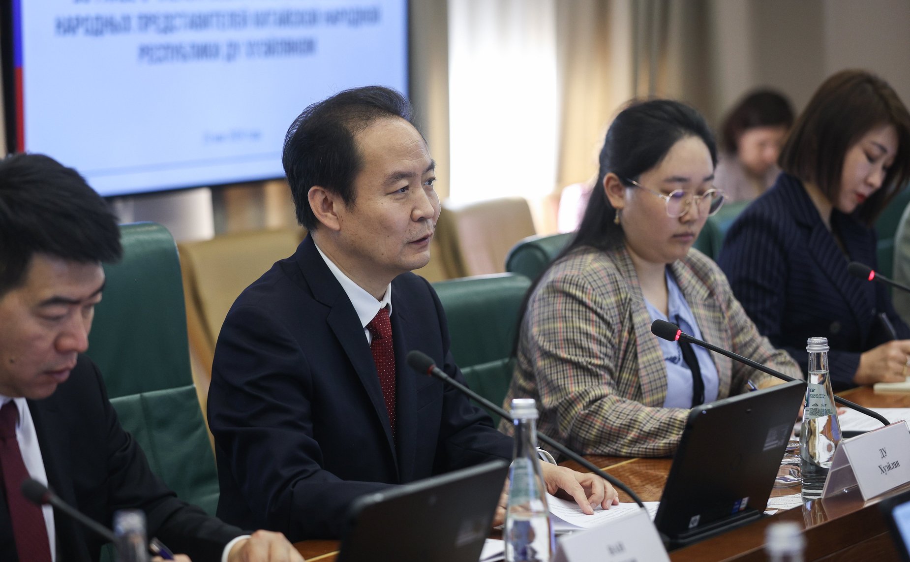 Встреча заместителя Председателя СФ Константина Косачева с делегацией молодых парламентариев Китайской Народной Республики во главе с членом Всекитайского собрания народных представителей КНР Ду Хуэйляном