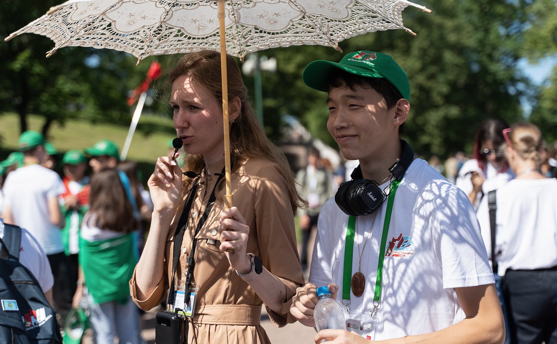 Участники культурно-образовательного проекта «Поезд Памяти» посещают город Санкт-Петербург