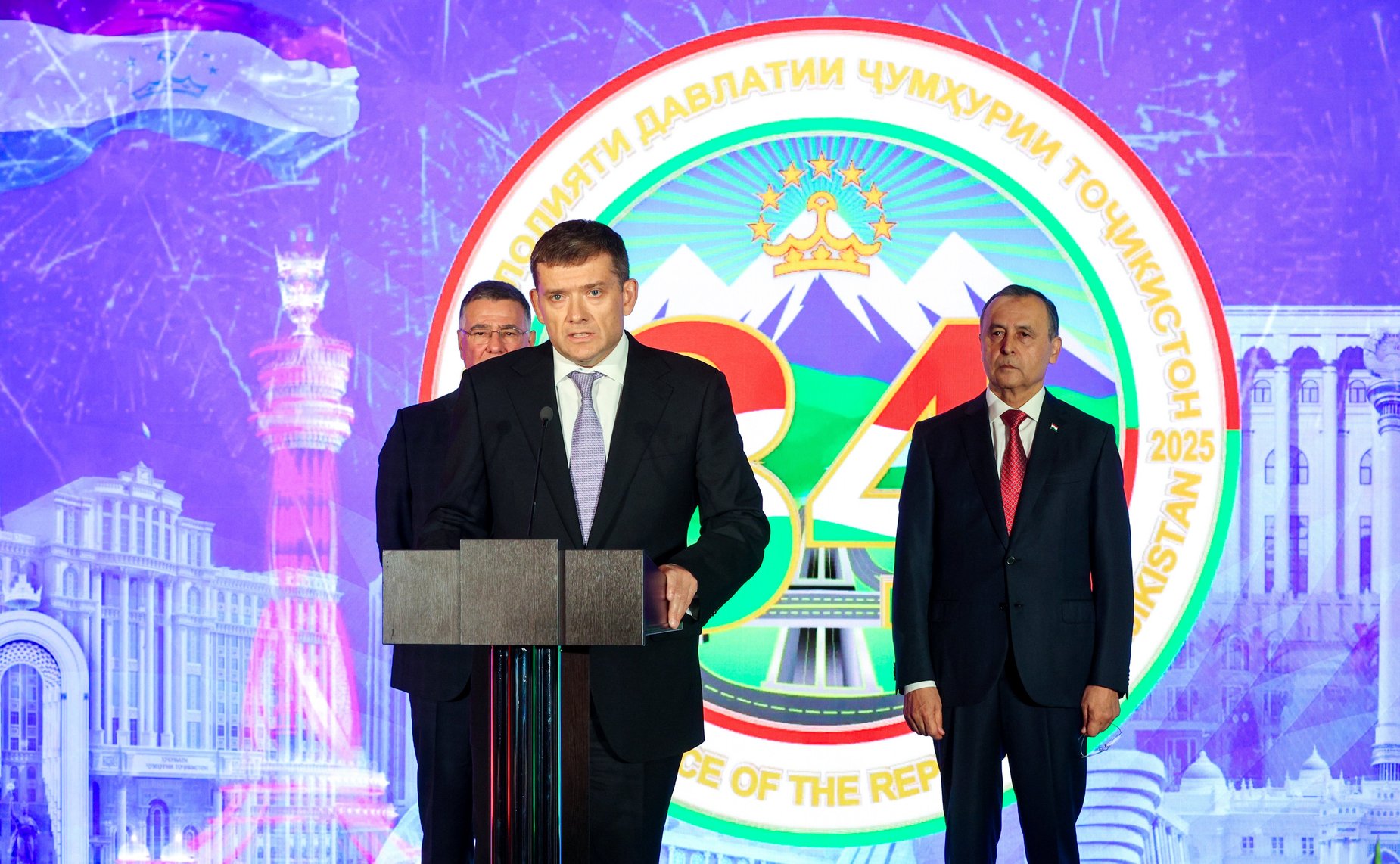 Николай Журавлёв принял участие в торжественном приёме посольства Республики Таджикистан в Российской Федерации, приуроченном к 34-й годовщине Дня государственной независимости республики