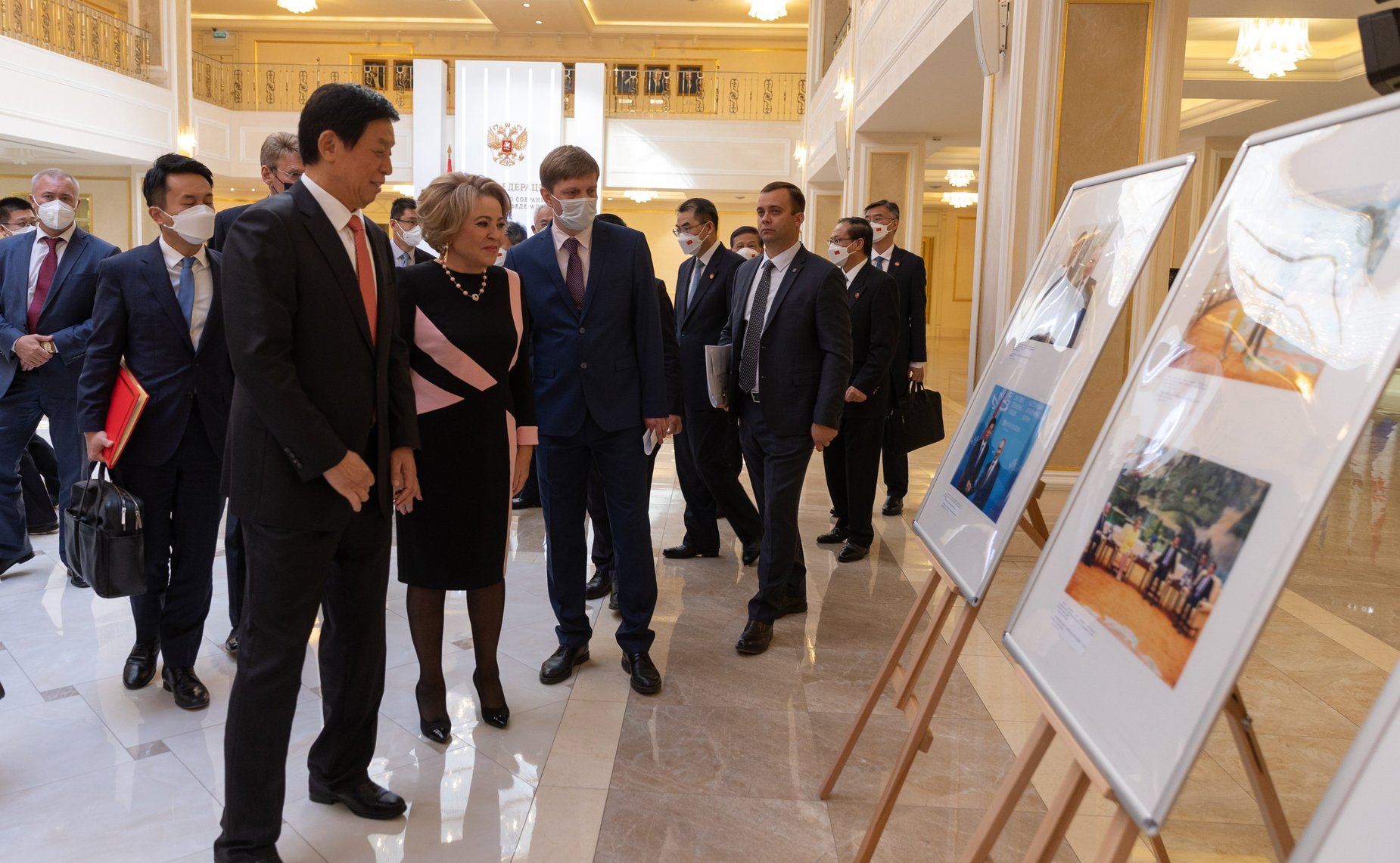 Встреча Председателя Совета Федерации Валентины Матвиенко с Председателем Постоянного комитета Всекитайского собрания народных представителей КНР Ли Чжаньшу