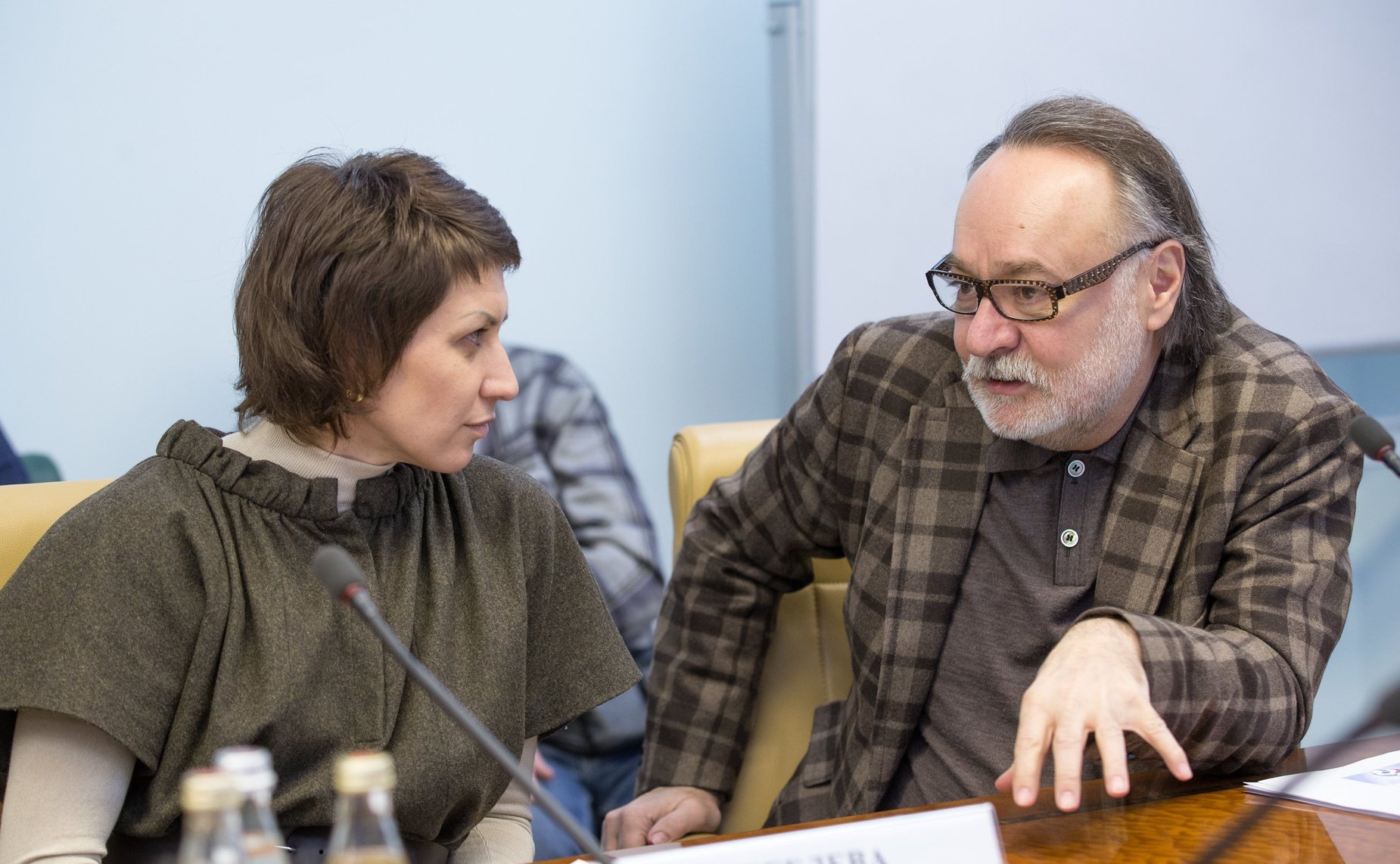 Т. Лебедева и А. Тотоонов Заседание Временной комиссии СФ по вопросам подготовки и проведения в 2018 г. в РФ чемпионата мира по футболу