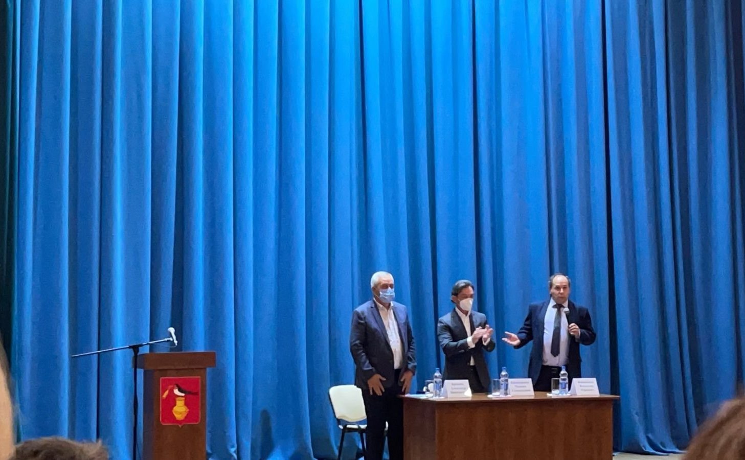 Максим Кавджарадзе в ходе поездки в регион провел встречи с учащимися и педагогами села Измалково Измалковского района