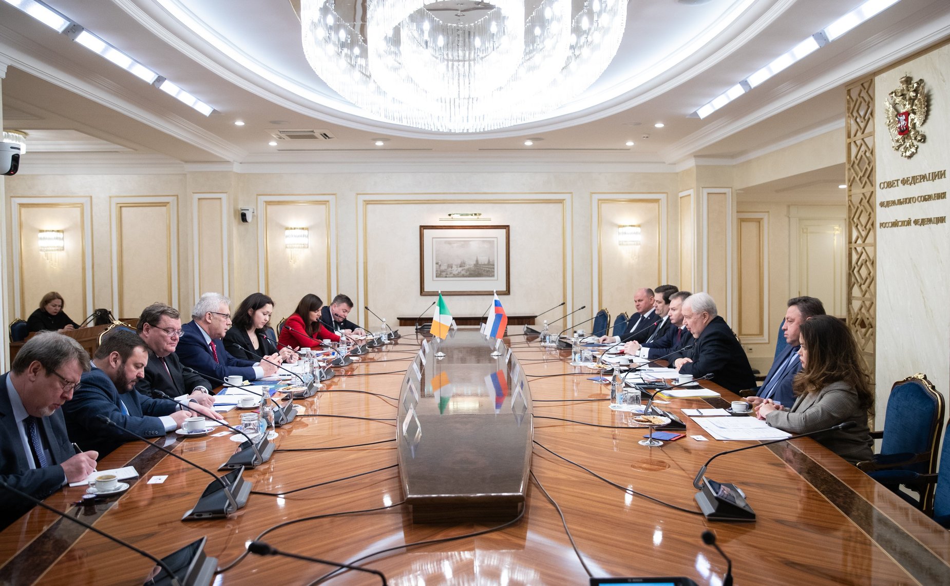 Встреча Сергея Кисляка с председателем Объед.комитета Парламента Ирландии по транспорту, туризму и спорту Фергюсом О’Даудом