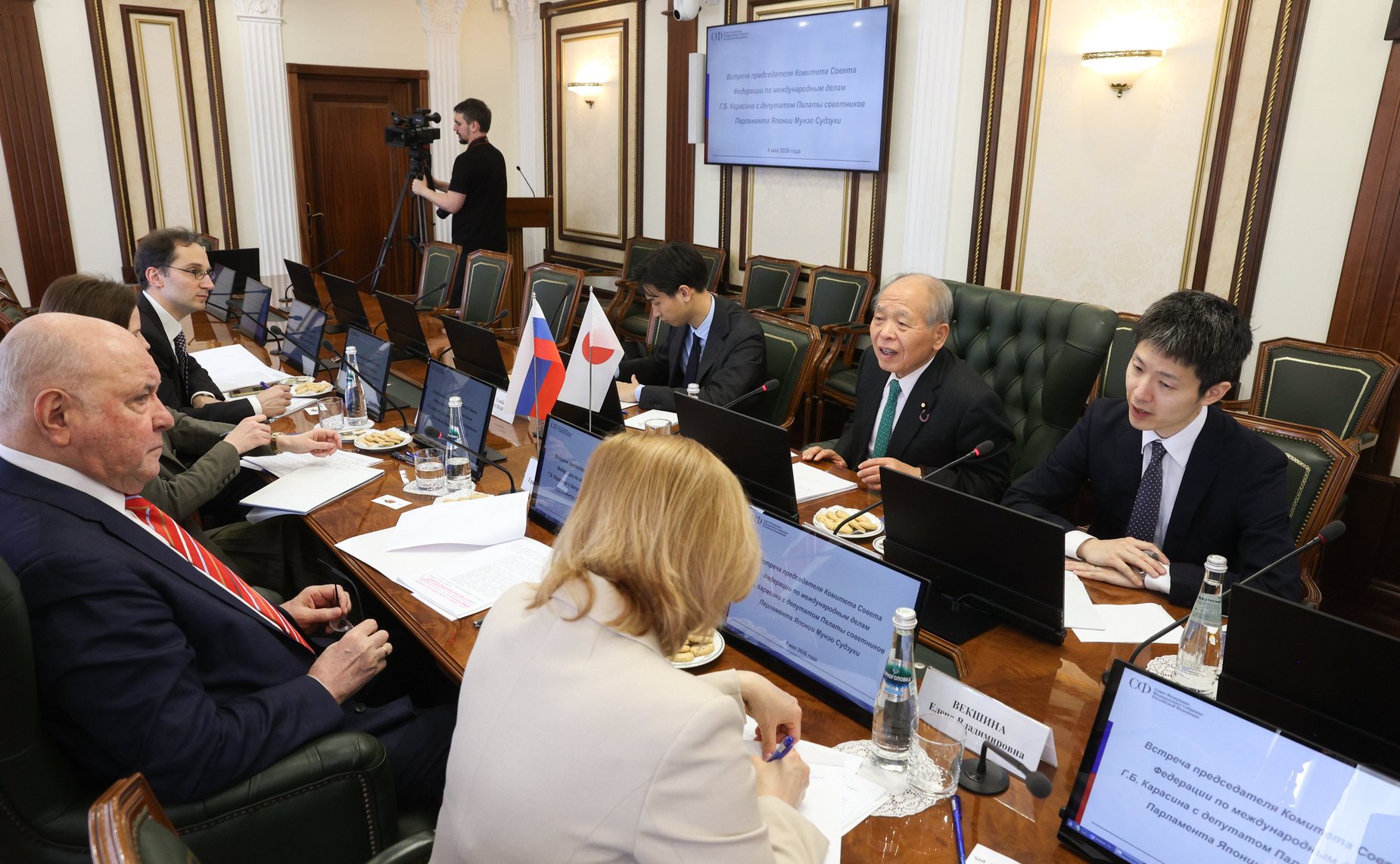Встреча Григория Карасина с депутатом Палаты советников Парламента Японии