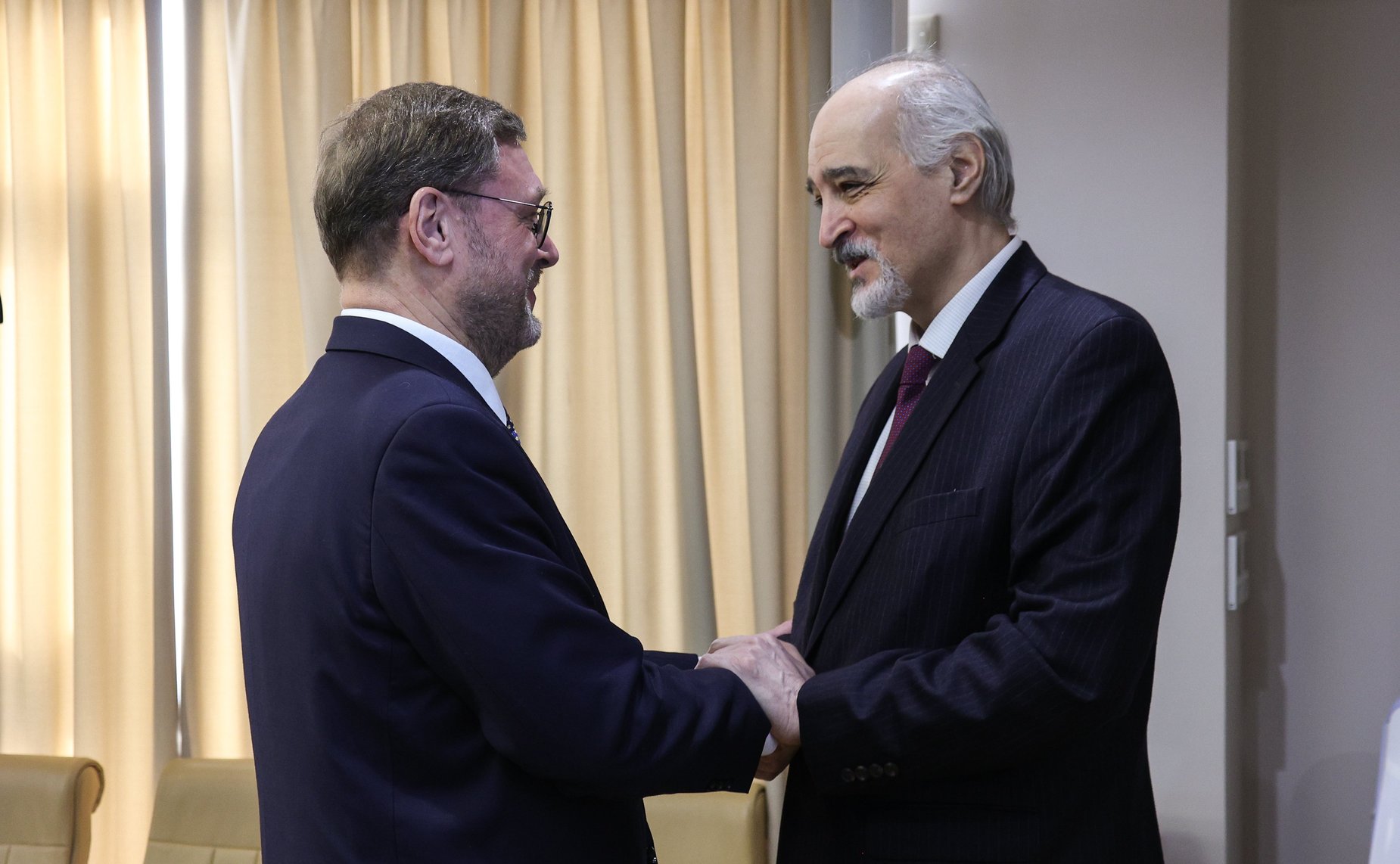 Встреча заместителя Председателя СФ Константина Косачева с Чрезвычайным и Полномочным Послом Сирийской Арабской Республики в РФ