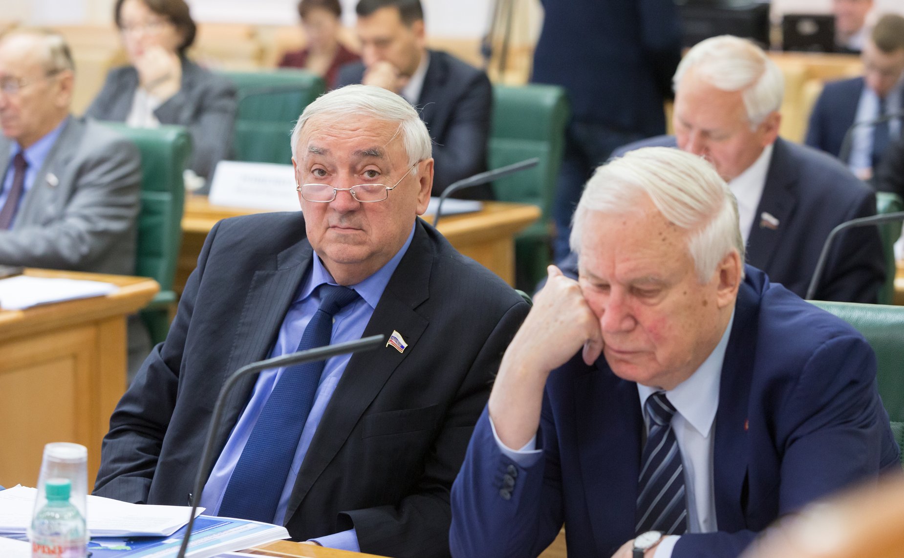 С. Киричук и Н. Рыжков Расширенное заседание Комитета СФ по федеративному устройству, региональной политике, местному самоуправлению и делам Севера