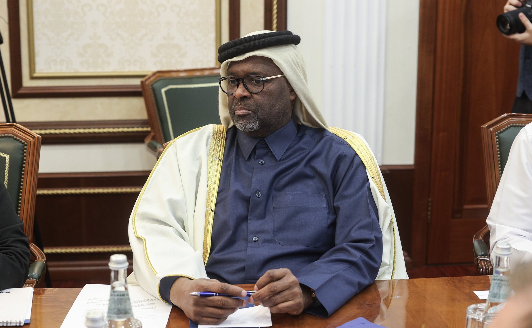 Первый заместитель Председателя Совета Федерации Андрей Яцкин провел встречу с заместителем Председателя Консультативного Совета Государства Катар Хамдой Аль-Сулейти