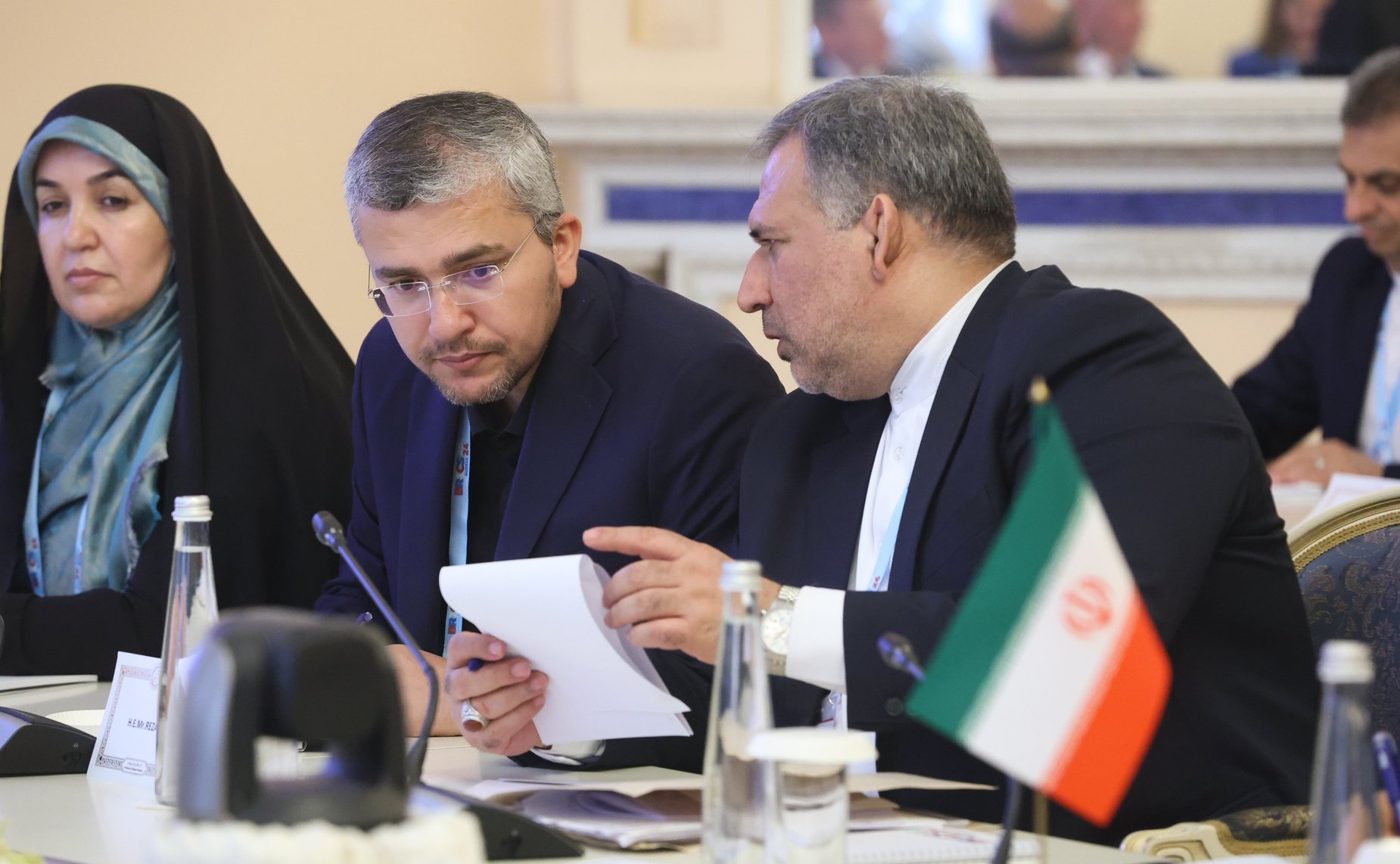 Валентина Матвиенко провела встречу с Председателем Собрания Исламского Совета Исламской Республики Иран Мохаммадом Багером Галибафом