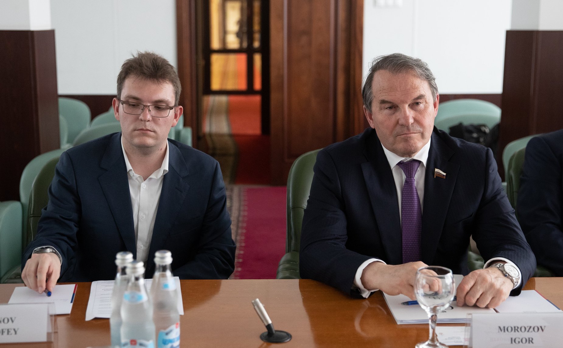 Встреча Игоря Морозова с делегацией Республики Индия