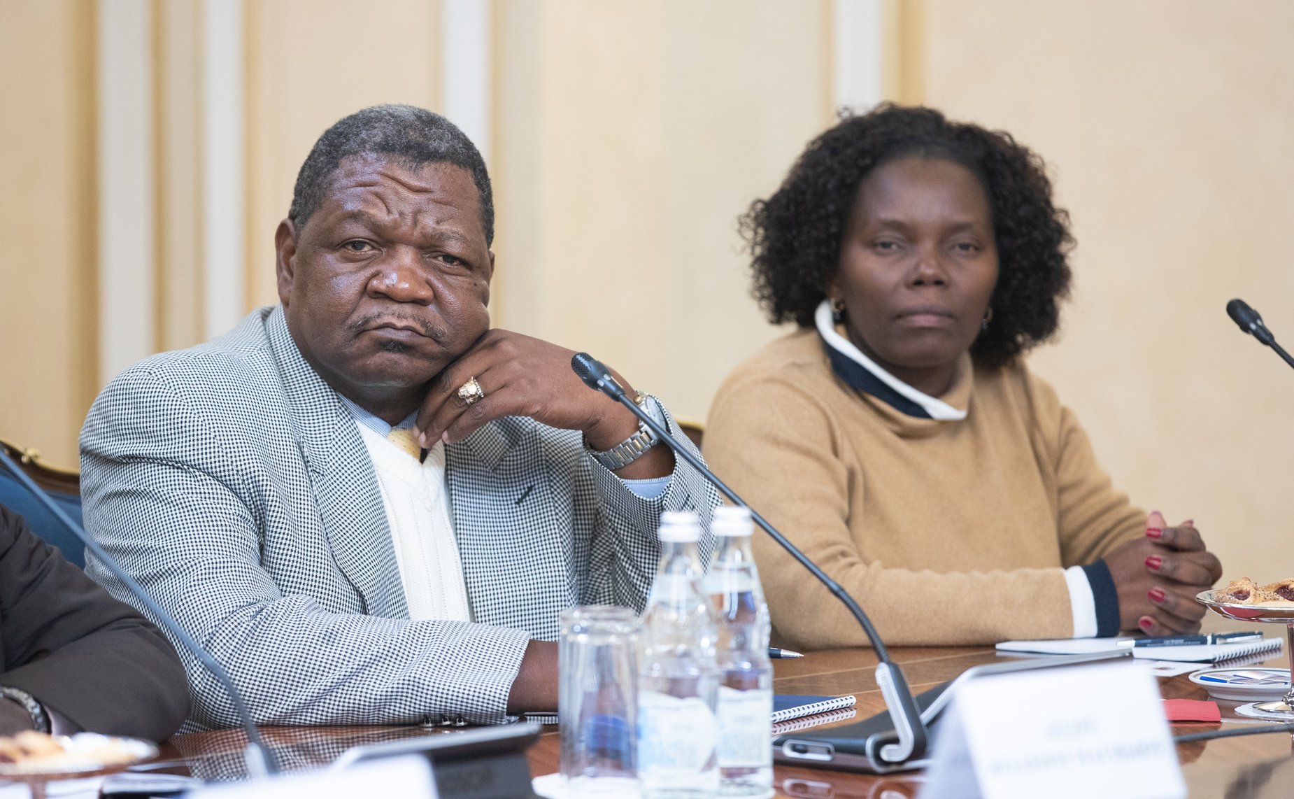 Встреча членов Комитета СФ по Регламенту и организации парламентской деятельности с первым заместителем Председателя Ассамблеи Республики Мозамбик, Руководителем Административного совета Ассамблеи А.Ж. Амелией