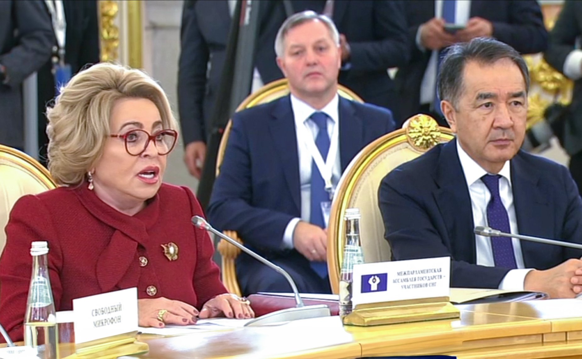Валентина Матвиенко выступила в Кремле на расширенном заседании Совета глав государств — участников СНГ