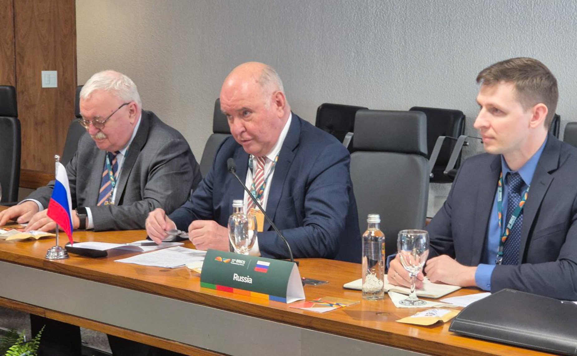 Григорий Карасин провел встречу с председателем Комитета по международным делам и национальной обороне Федерального сената Бразилии Нельсиньо Традом