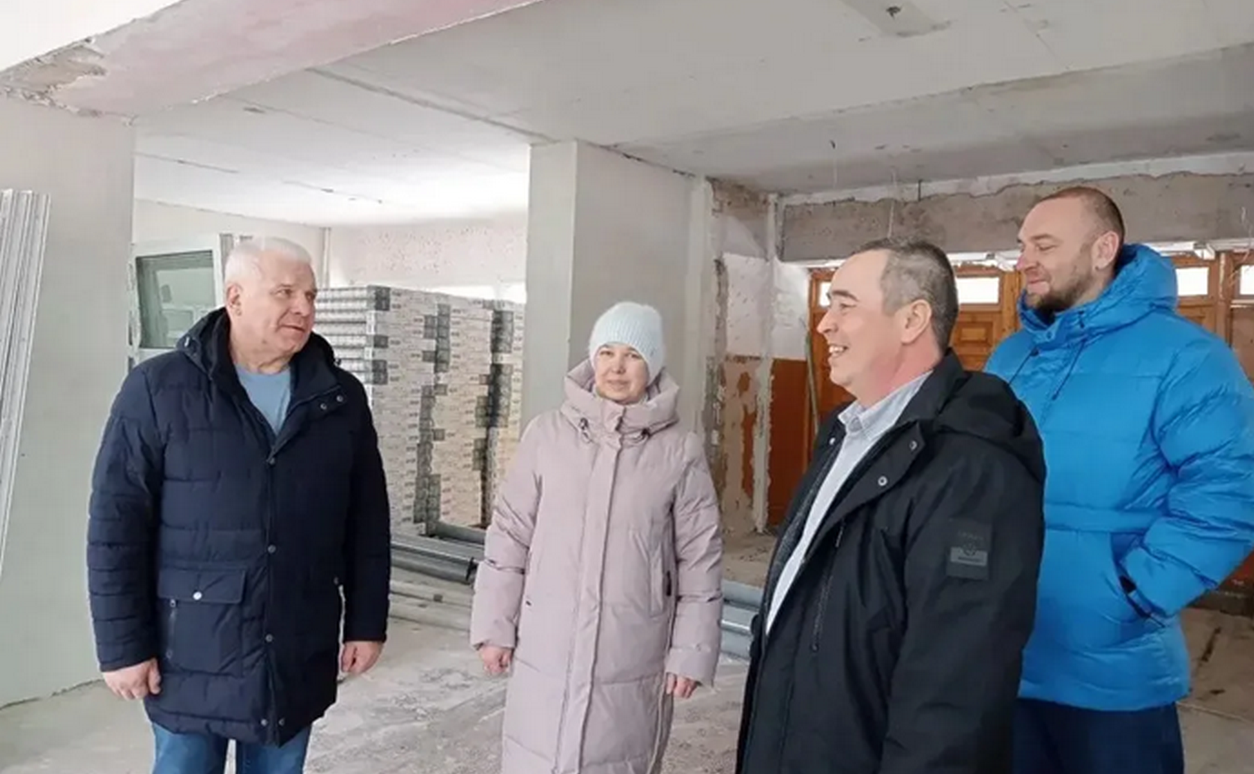 Сергей Мартынов проверил ход капремонта школы в селе Кукнур Республики Марий Эл