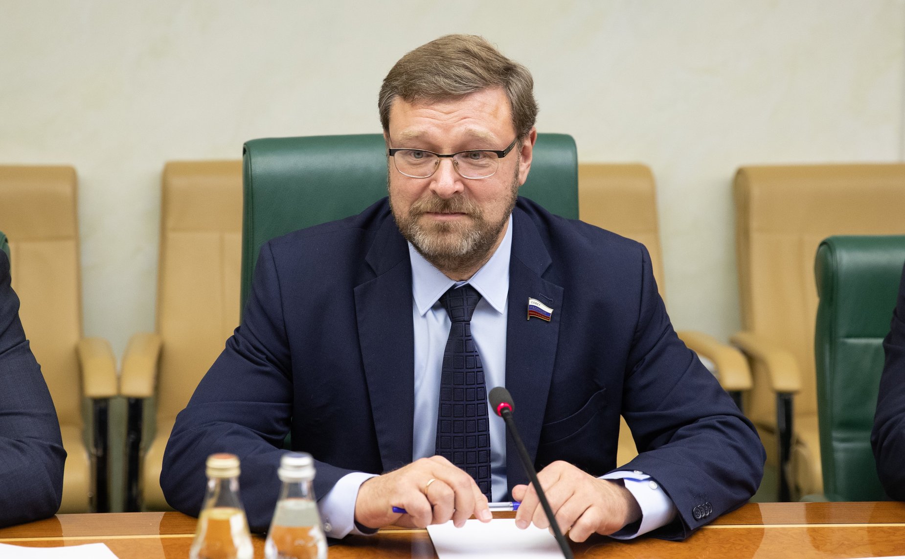 Встреча К. Косачева со специальным представителем Швеции по вопросам урегулирования ситуации на Корейском полуострове К. Херстедтом