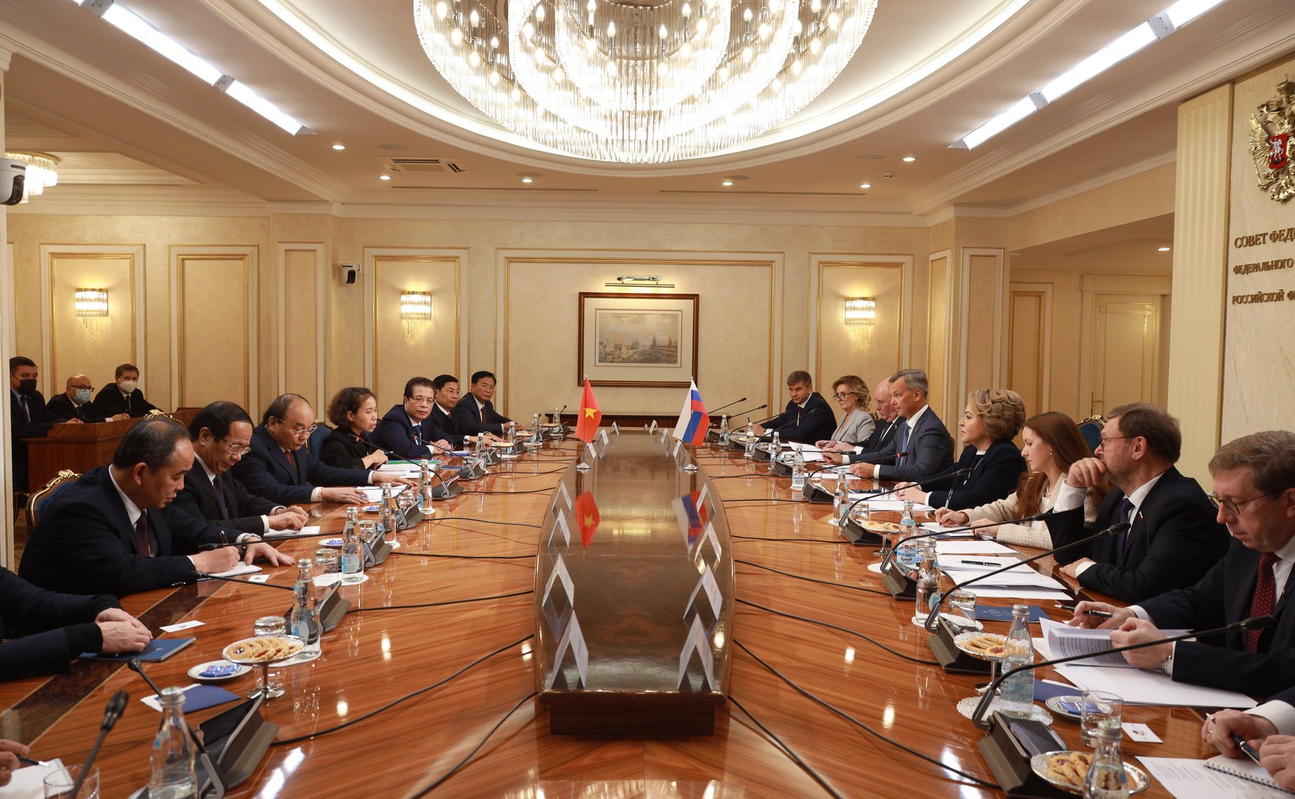 Председатель Совета Федерации Валентина Матвиенко встретилась с Президентом Социалистической Республики Вьетнам Нгуен Суан Фуком