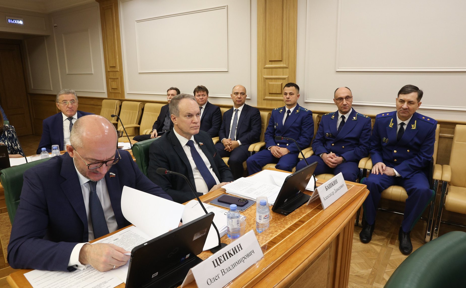 Совместное заседание Комитета СФ по конституционному законодательству и государственному строительству, Комитета СФ по обороне и безопасности и Комитета СФ федеративному устройству, региональной политике, МСУ и делам Севера