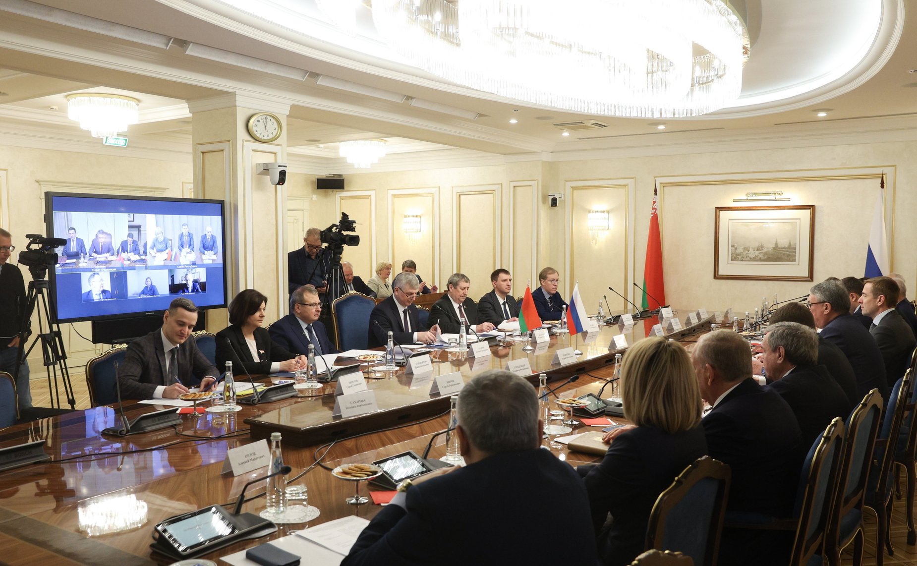 Заседание Межпарламентской комиссии СФ и Совета Республики Национального собрания Республики Беларусь по межрегиональному сотрудничеству