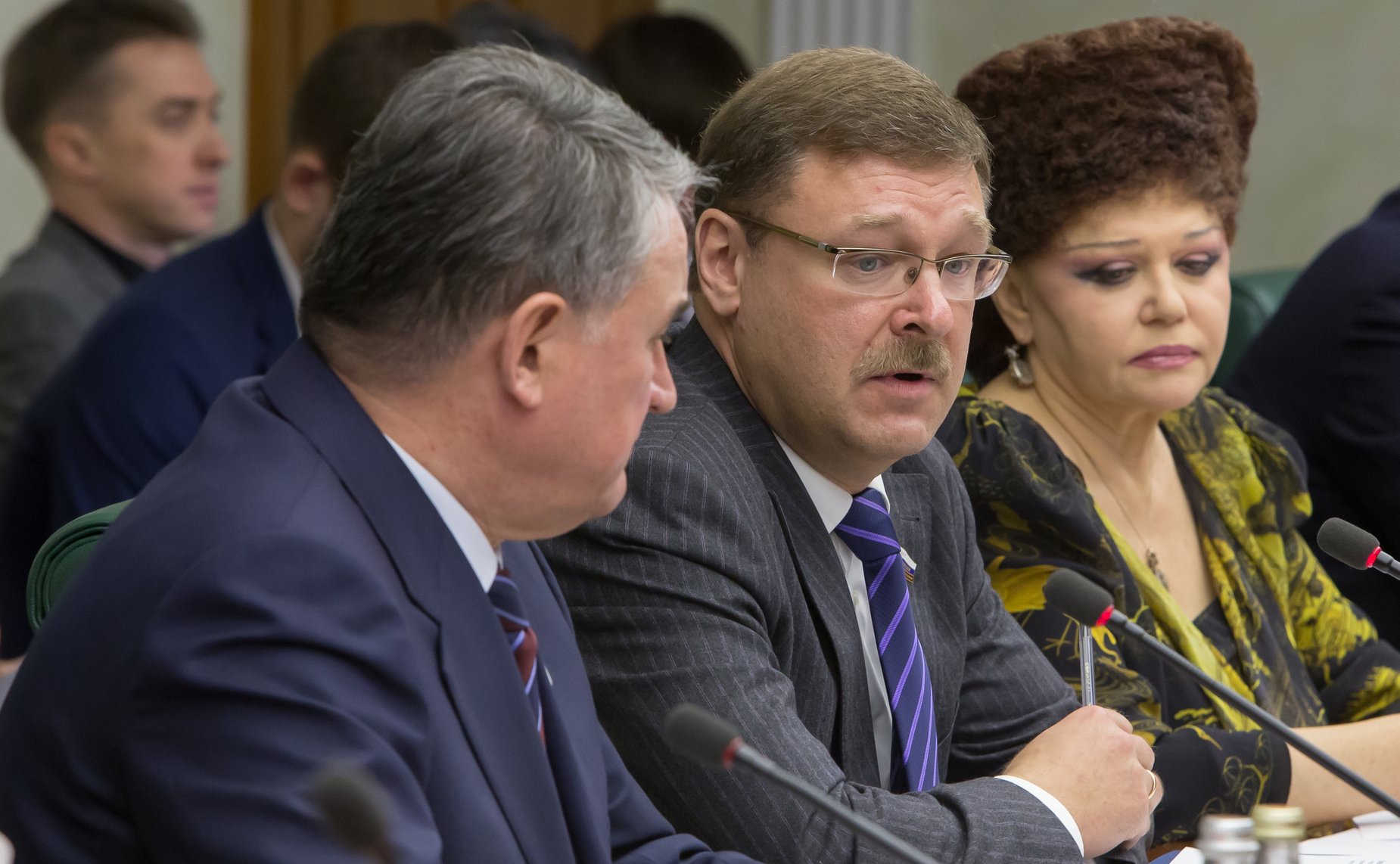 К. Косачев Заседание Комитета общественной поддержки жителей Юго-Востока Украины