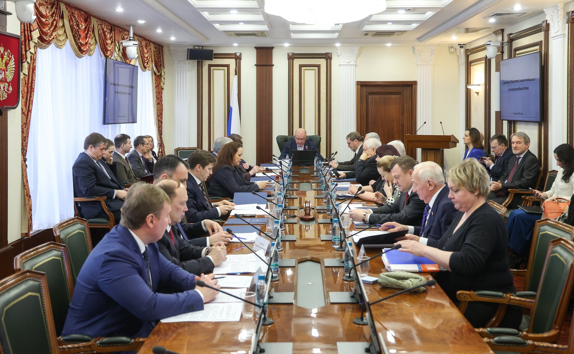 Заседание Комитета Совета Федерации по международным делам