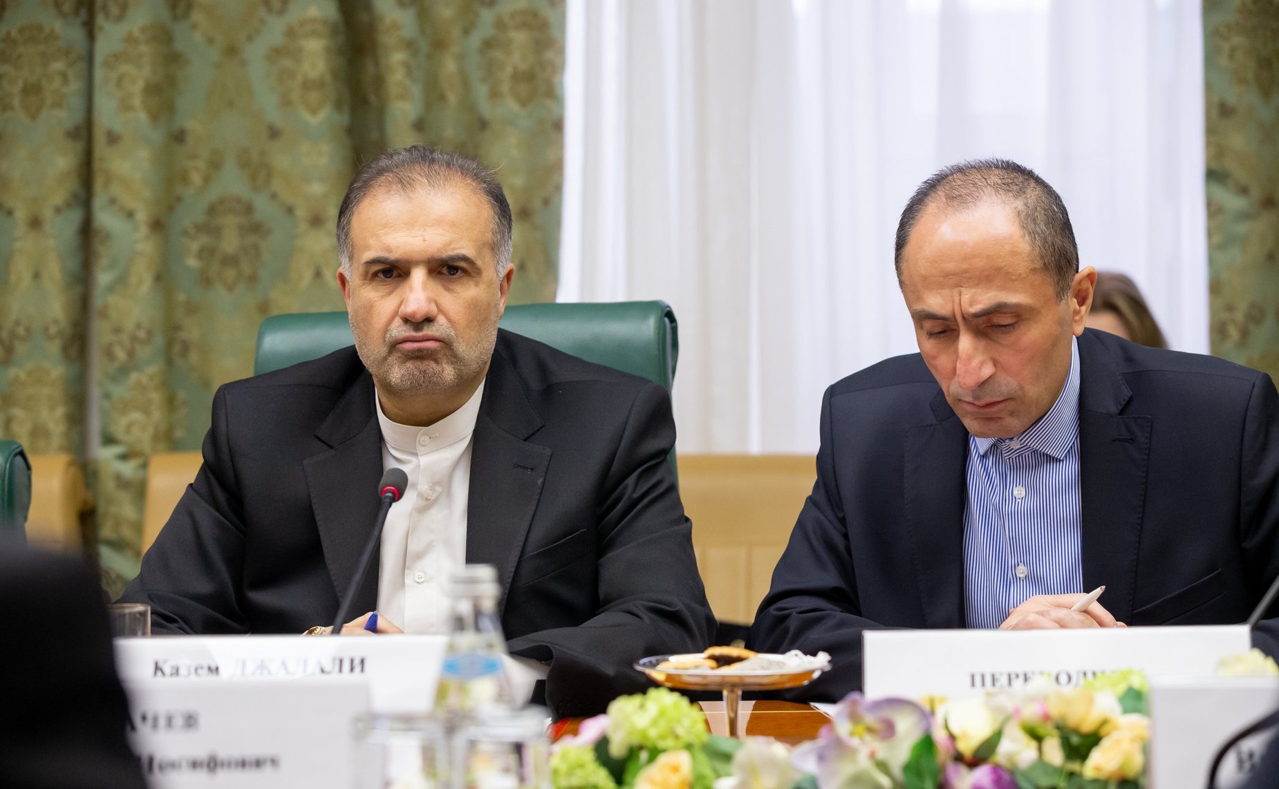 Встреча Константина Косачева с Чрезвычайным и Полномочным Послом Исламской Республики Иран в РФ Казем Джалали