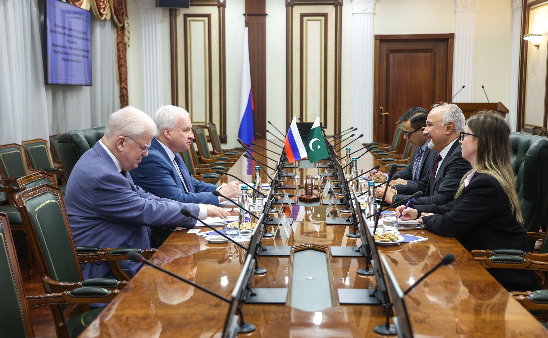 Встреча Андрея Денисова с Чрезвычайным и Полномочным Послом Исламской Республики Пакистан в РФ