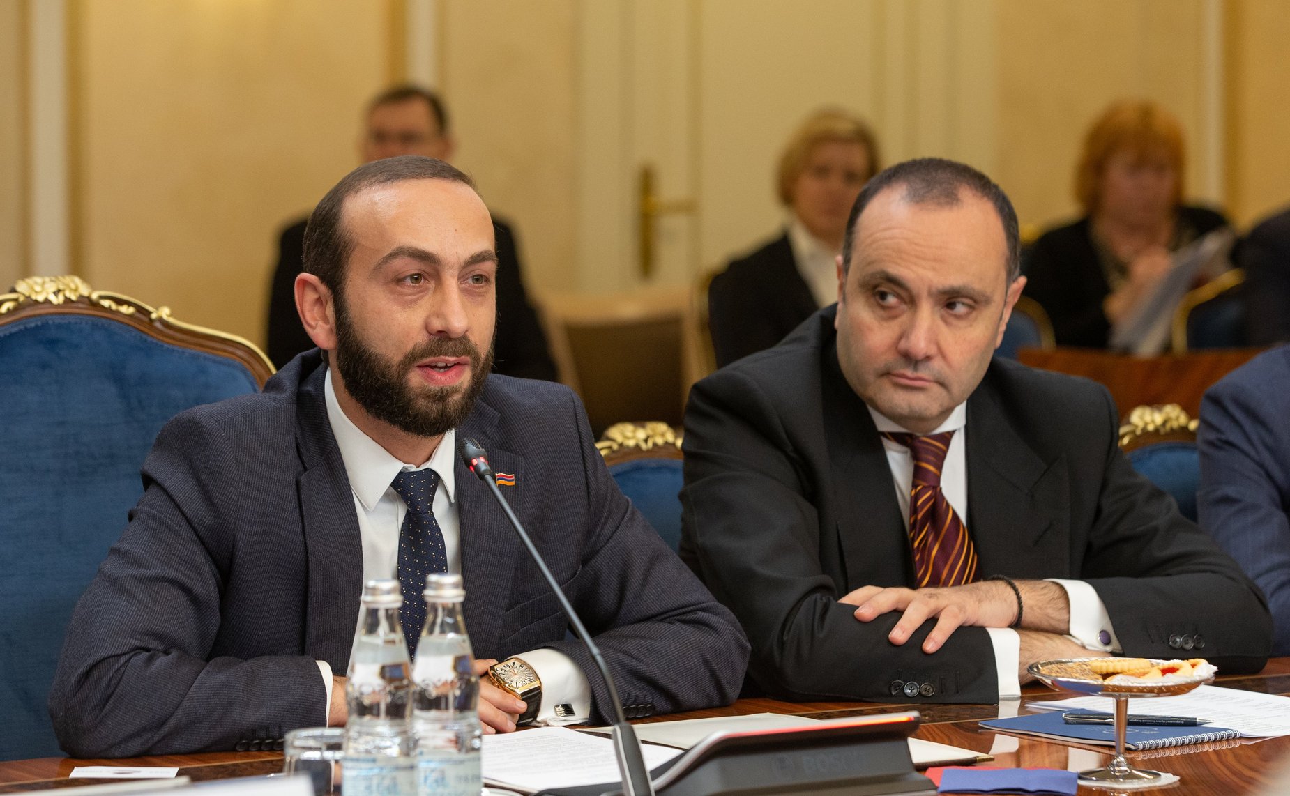 Встреча В. Матвиенко с Председателем Национального собрания Республики Армения А. Мирзояном