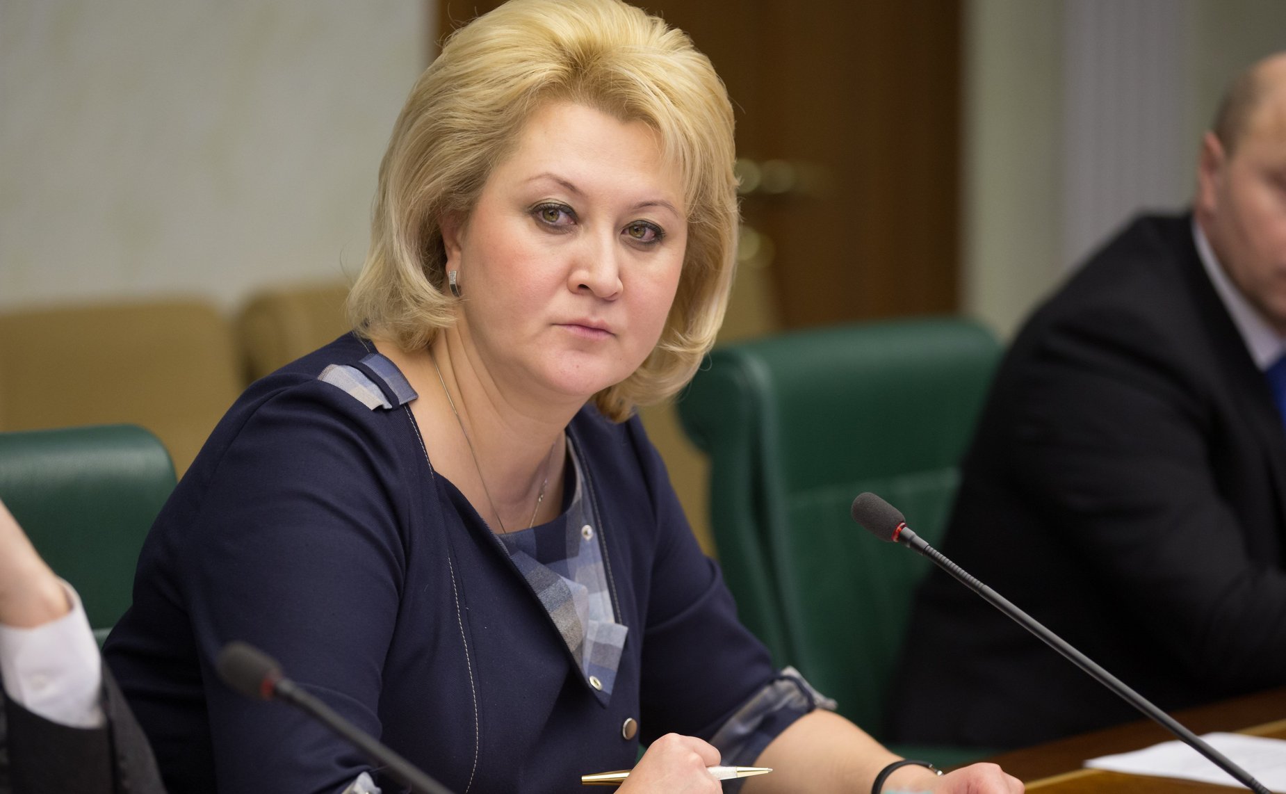 Л. Гумерова на заседании Комитета общественной поддержки жителей Юго-Востока Украины